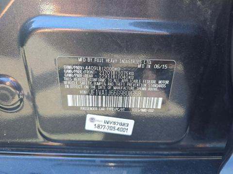 2016 Subaru WRX Limited AWD