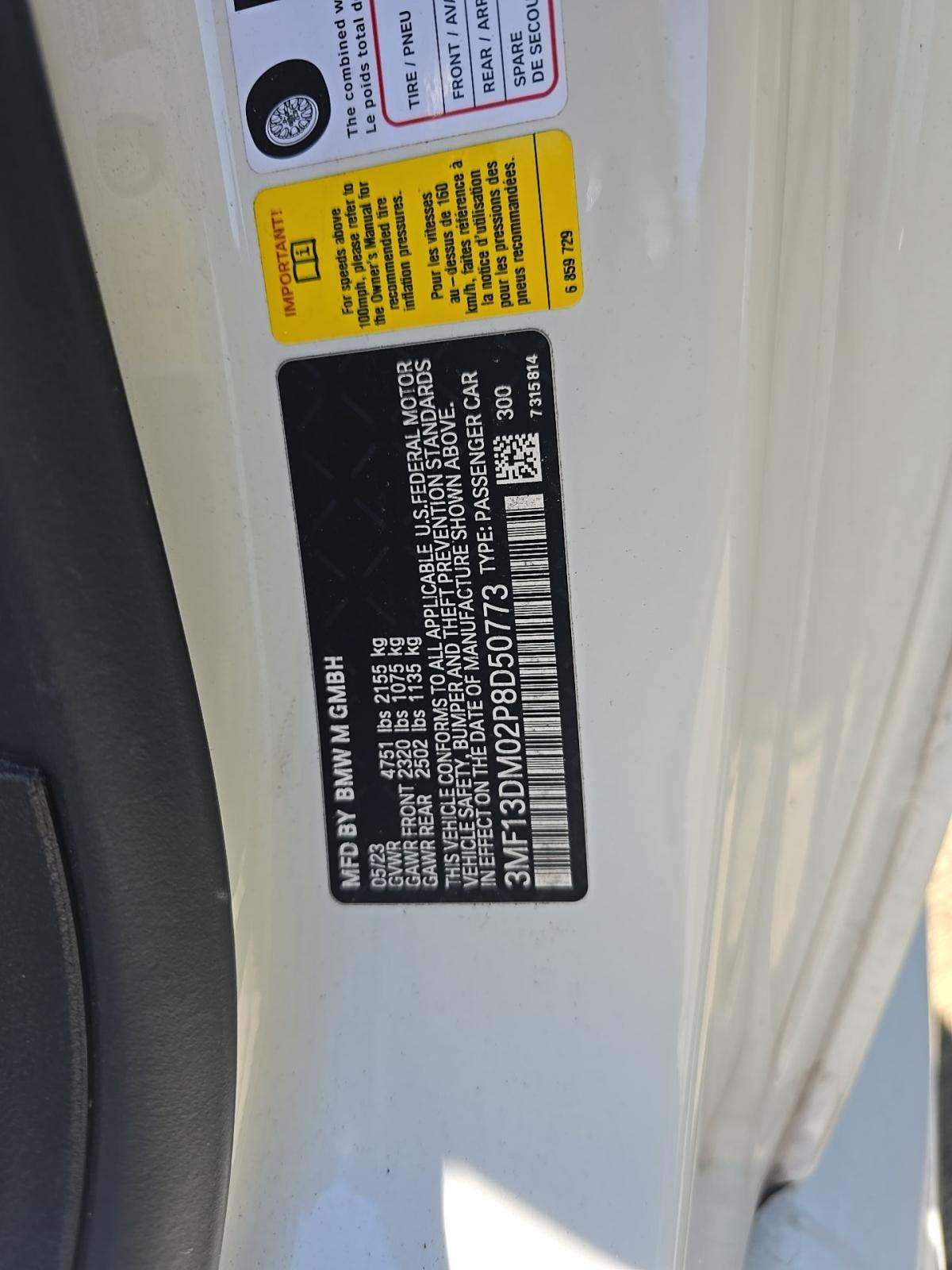 2023 BMW M2 Base RWD