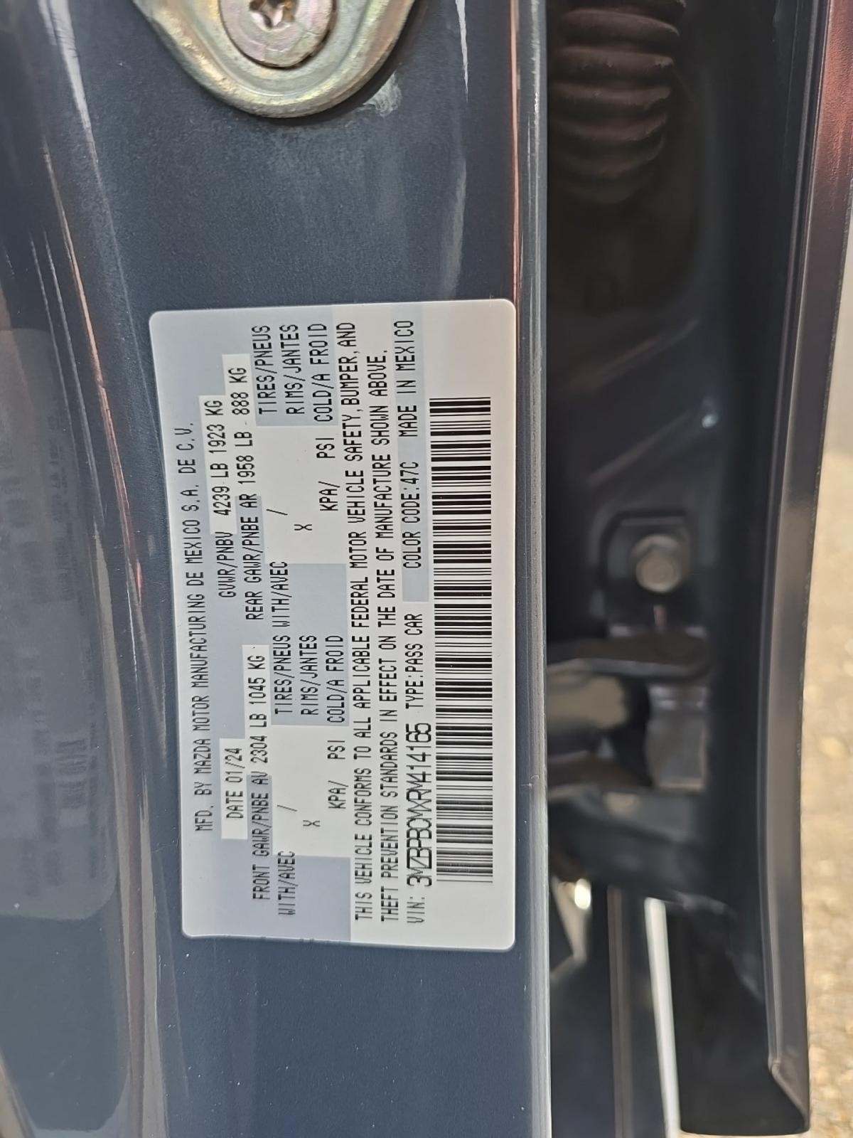 2024 MAZDA MAZDA3 2.5 S AWD