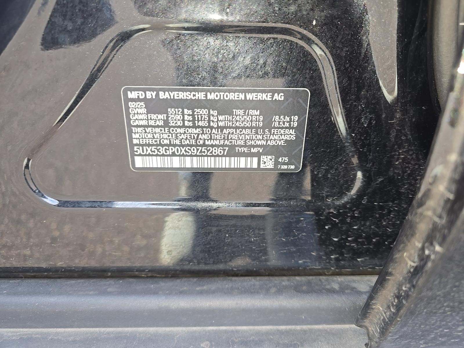 2025 BMW X3 xDrive30i AWD