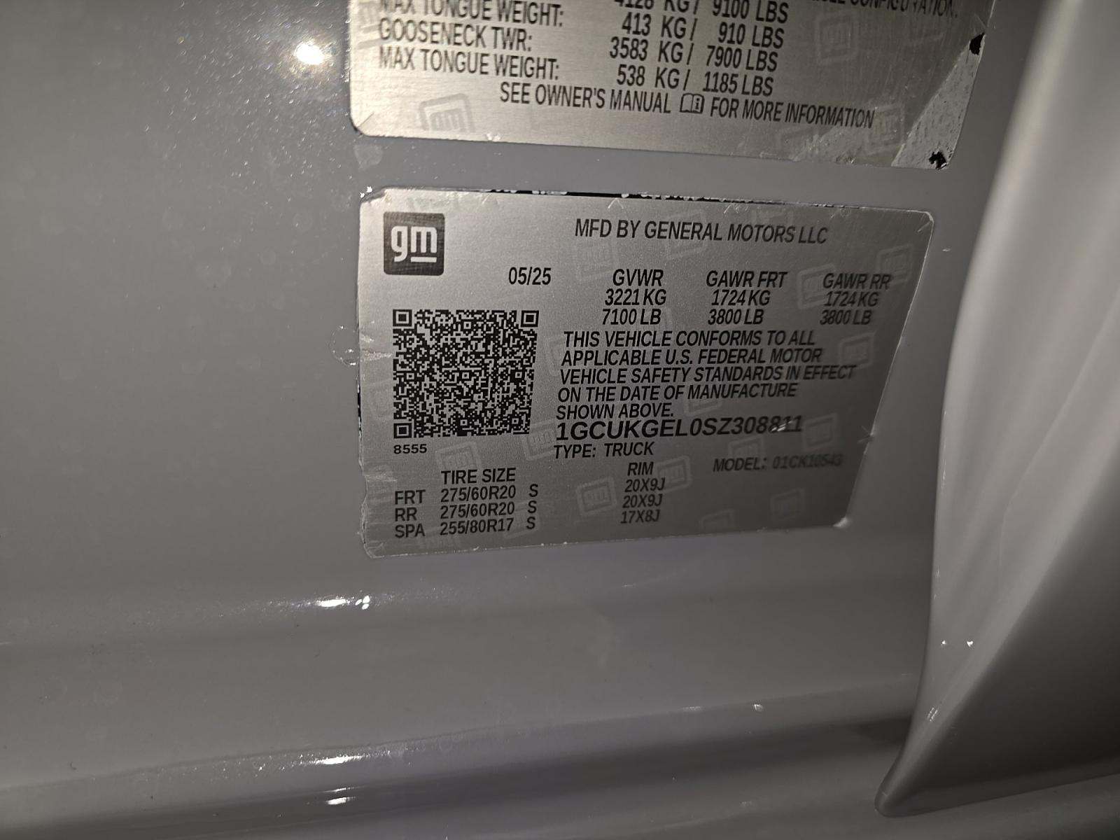 2025 Chevrolet Silverado 1500 LTZ AWD