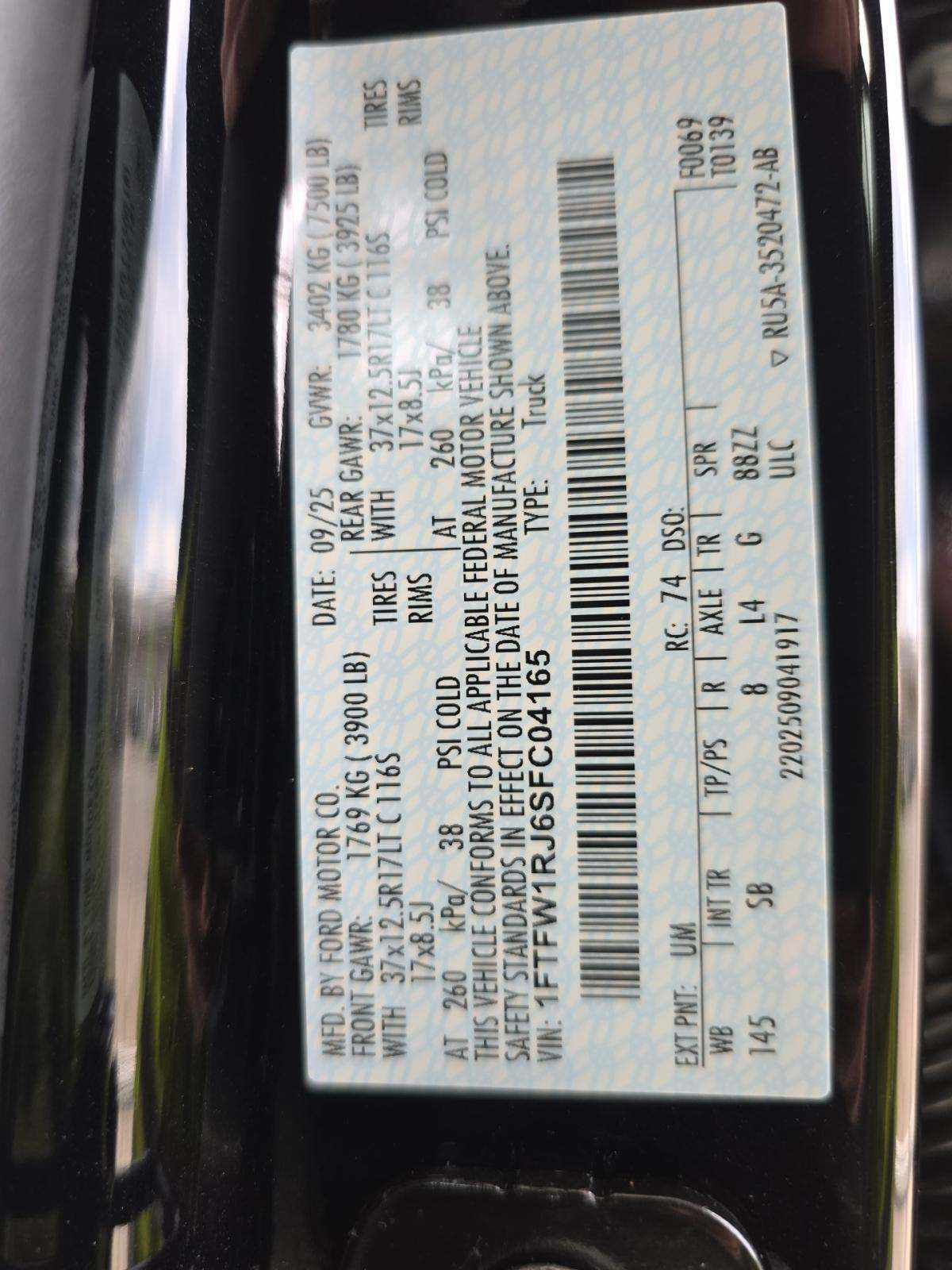 2025 Ford F-150 Raptor AWD