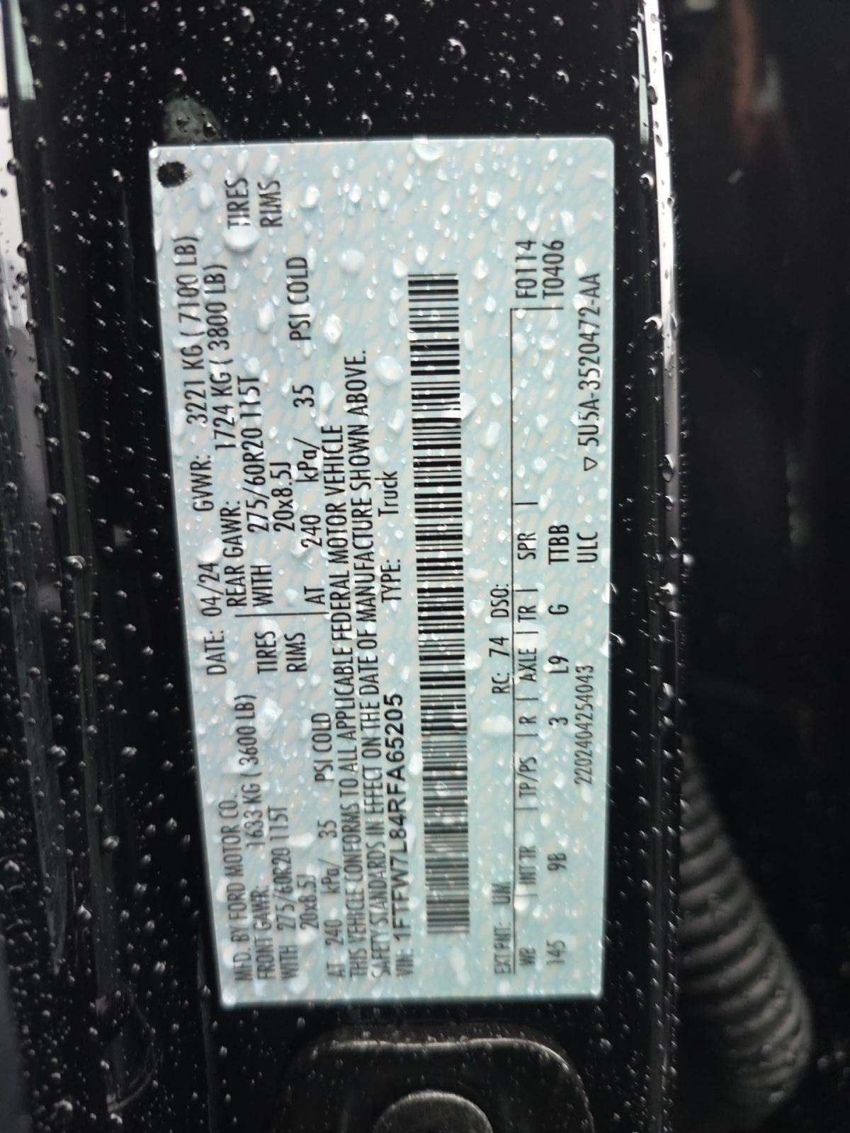 2024 Ford F-150 Platinum AWD