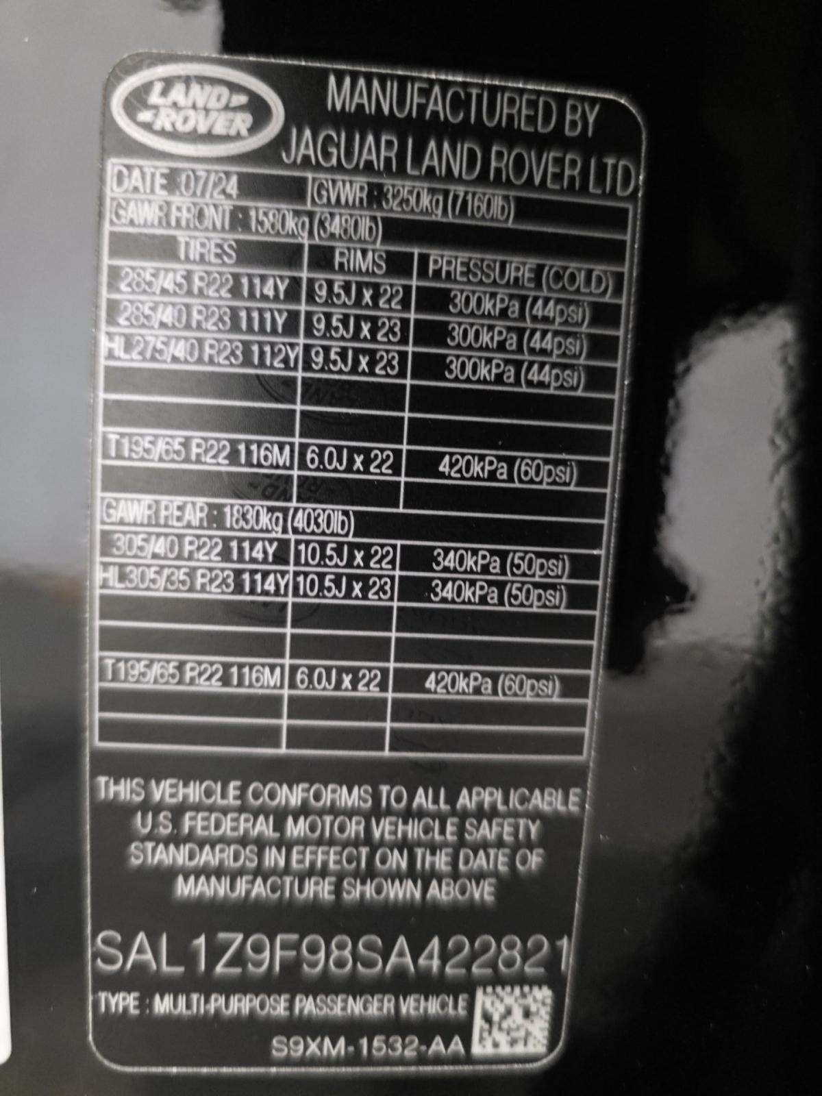 2025 Land Rover Range Rover Sport SV Edition Two AWD