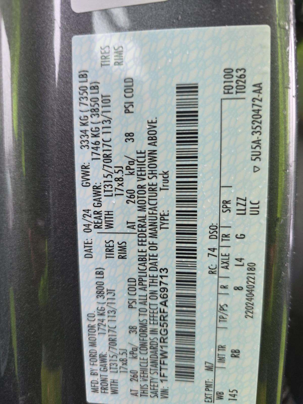 2024 Ford F-150 Raptor AWD