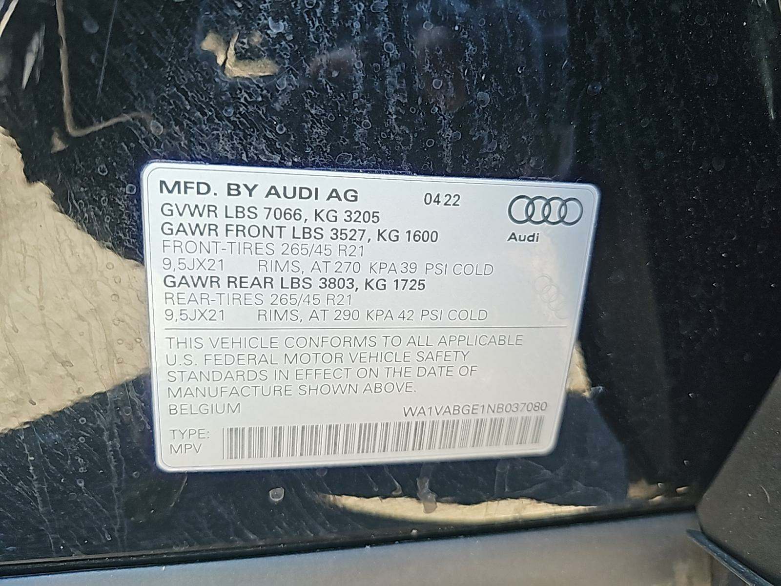 2022 Audi e-tron Chronos AWD