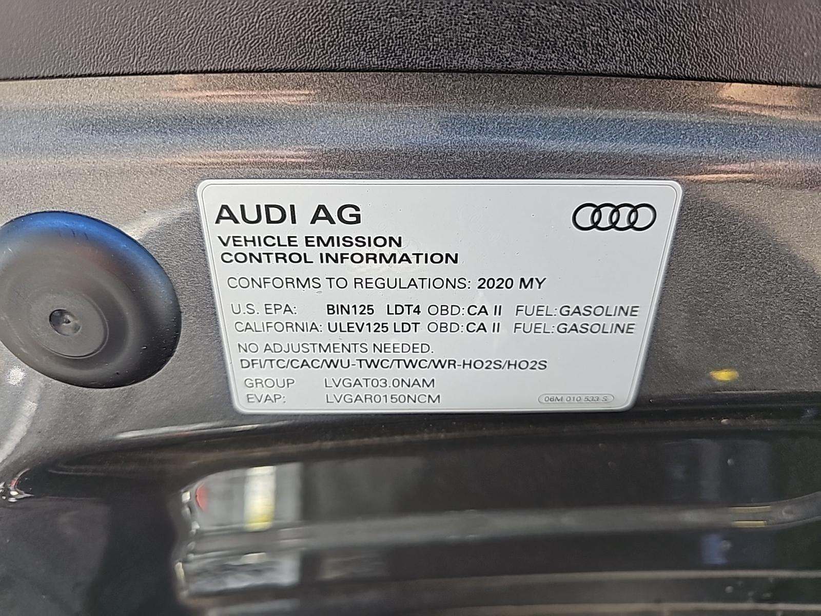 2020 Audi Q8 Prestige AWD