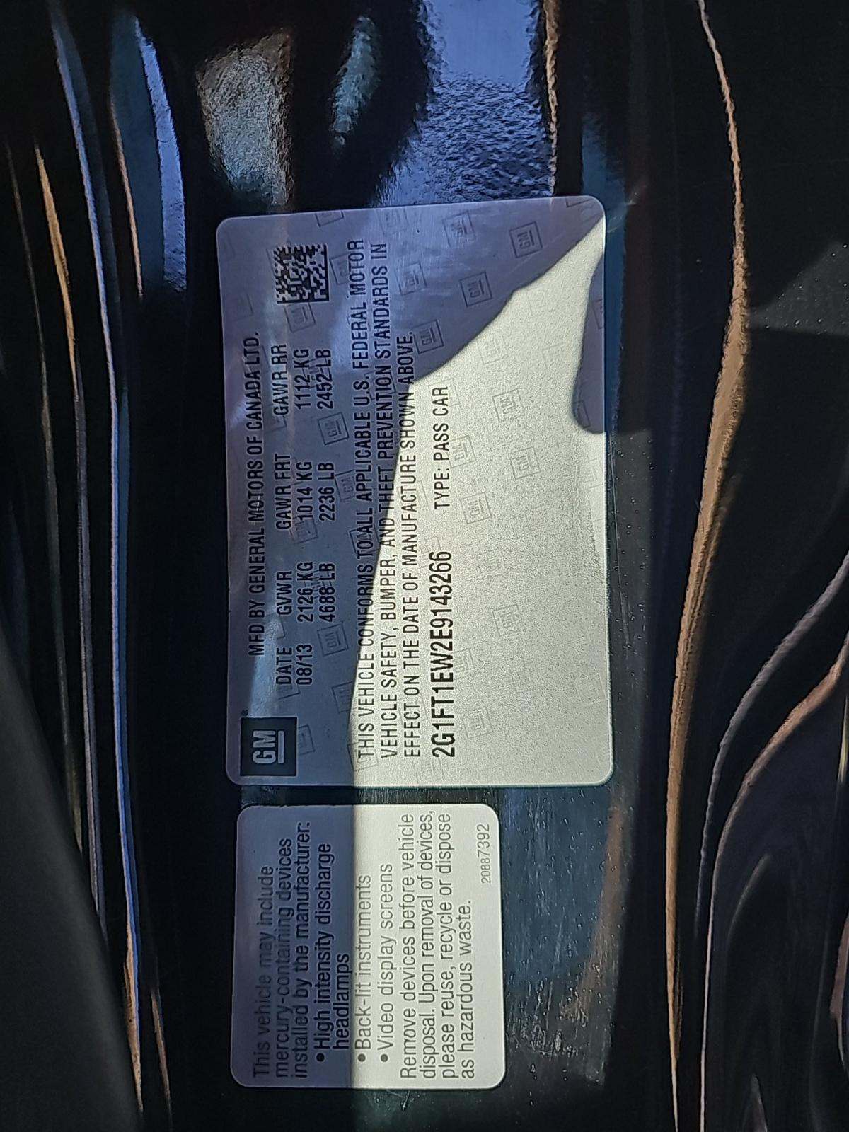 2014 Chevrolet Camaro SS RWD