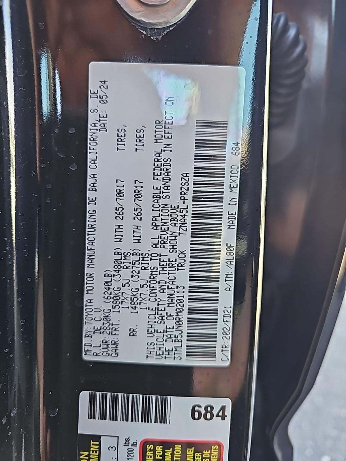 2024 Toyota Tacoma TRD Off-Road AWD