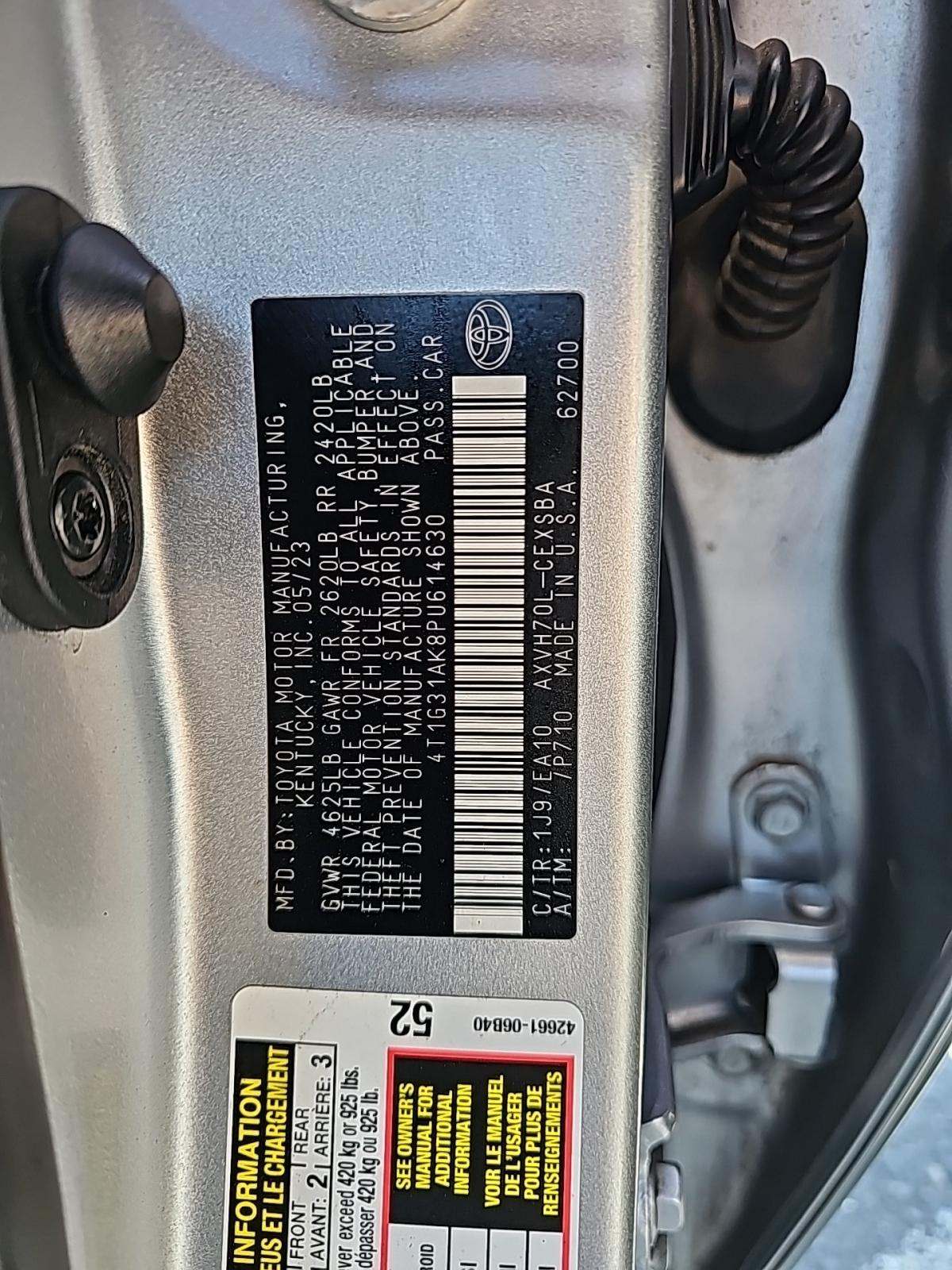 2023 Toyota Camry Hybrid SE FWD