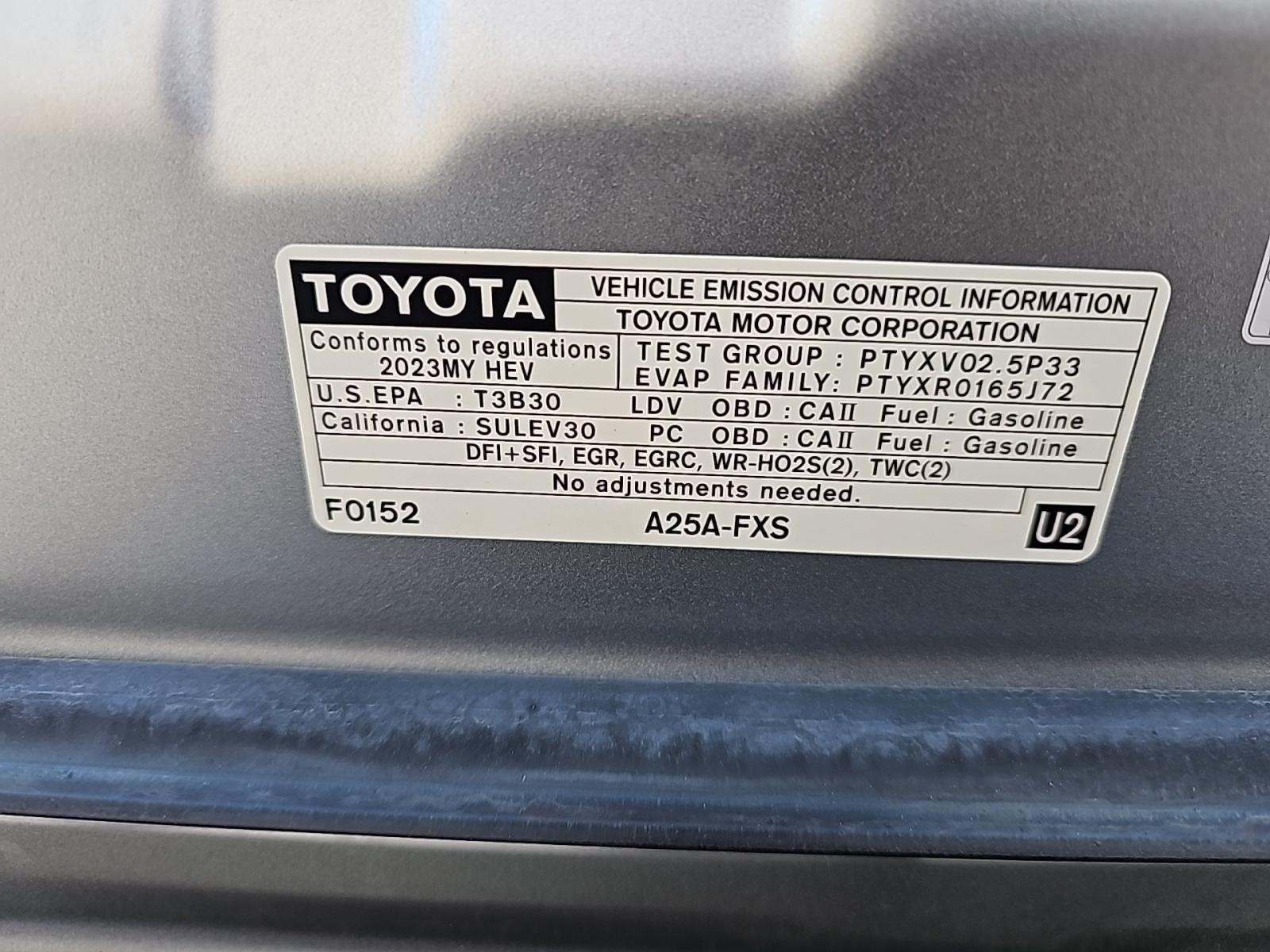 2023 Toyota Camry Hybrid SE FWD