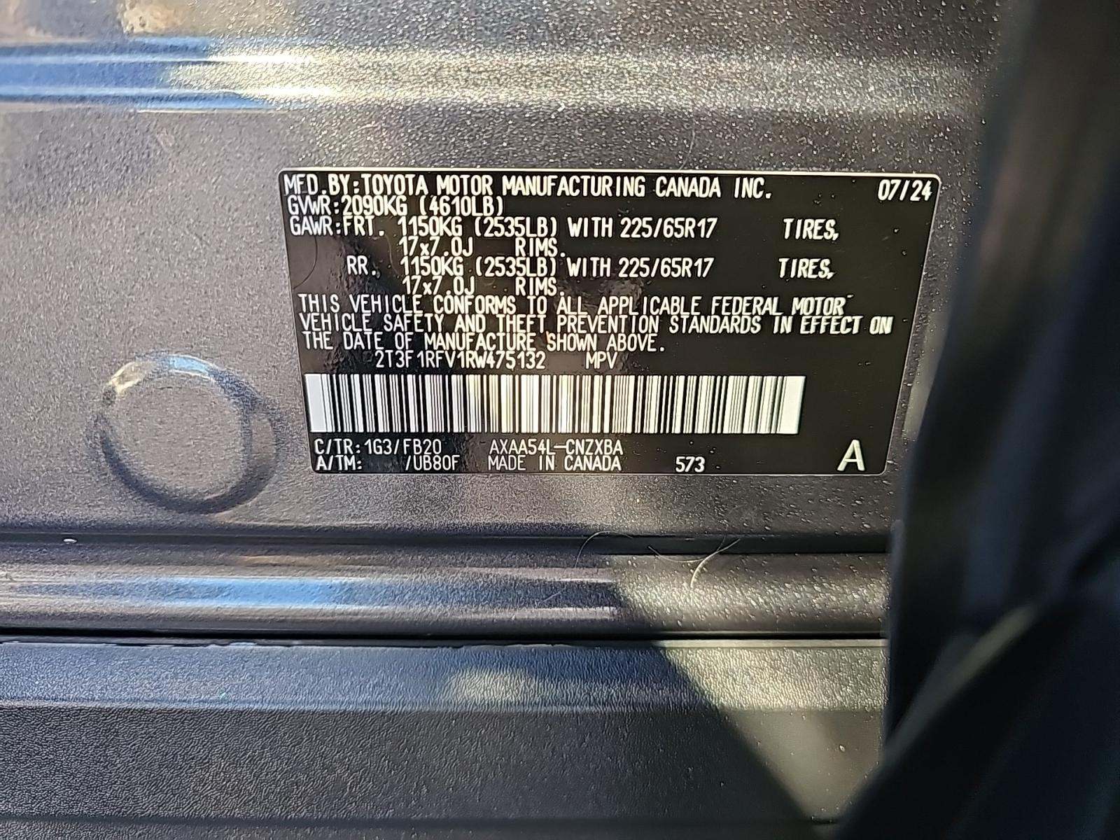 2024 Toyota RAV4 LE AWD