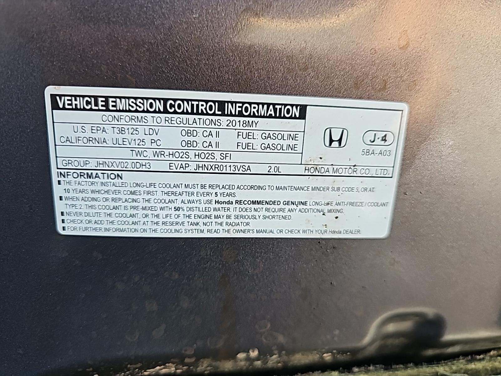 2018 Honda Civic LX FWD