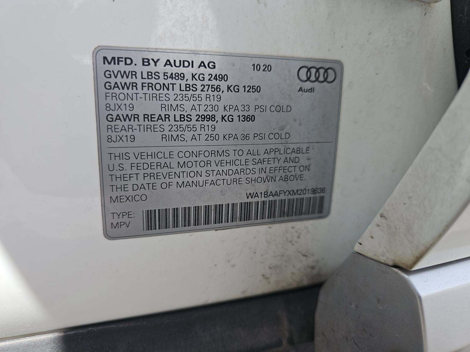 2021 Audi Q5 Premium Plus AWD