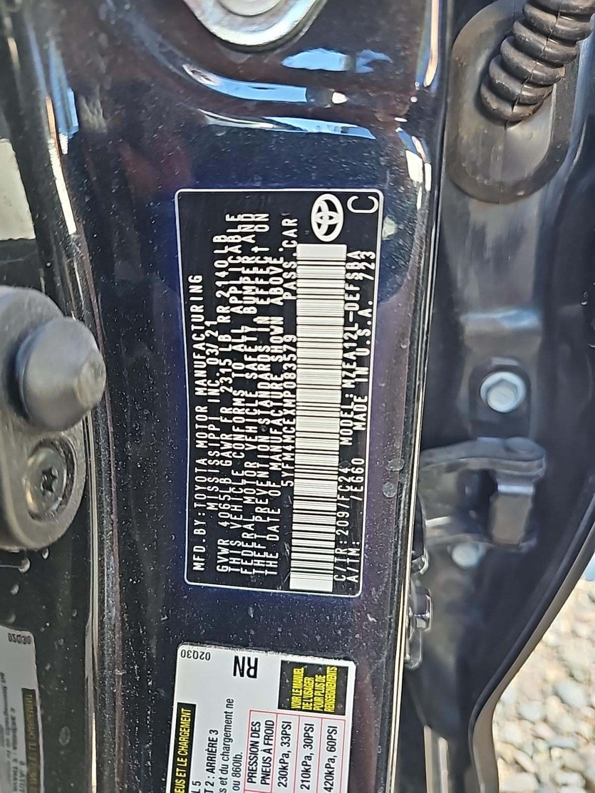 2021 Toyota Corolla SE APEX Edition FWD