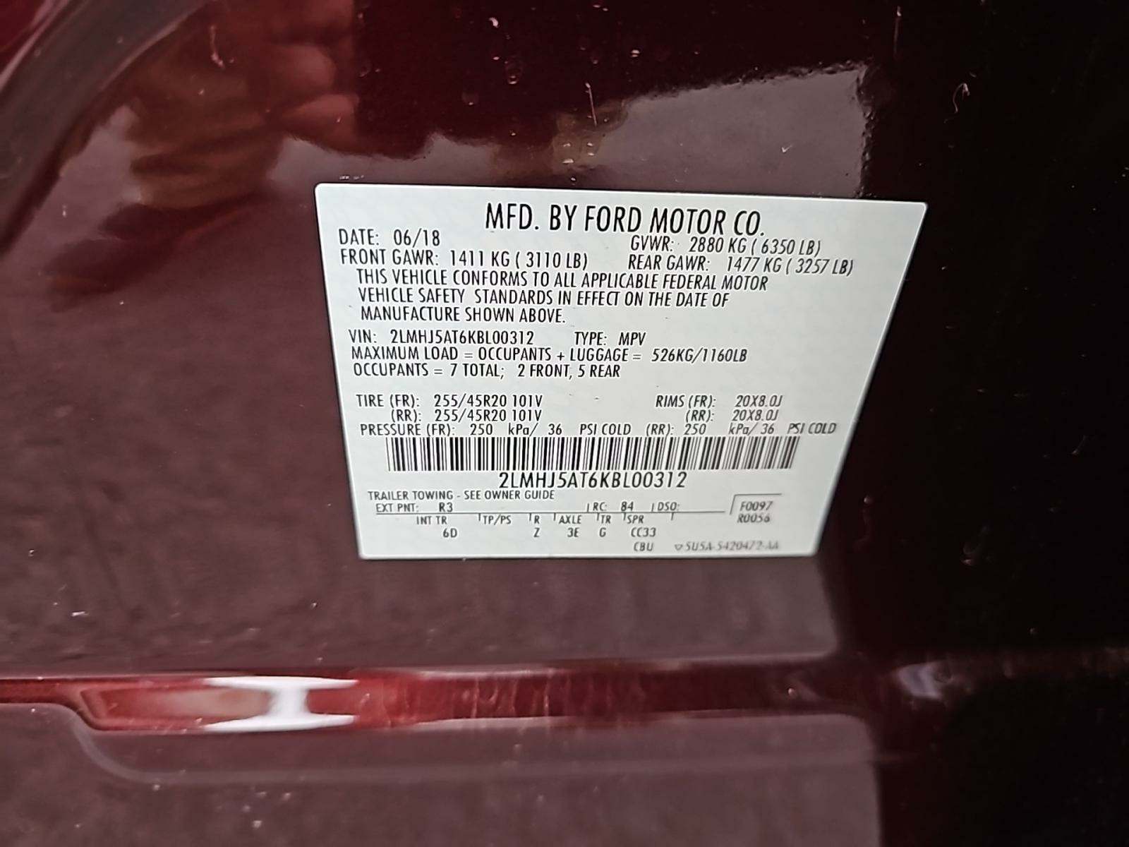 2019 Lincoln MKT Reserve AWD