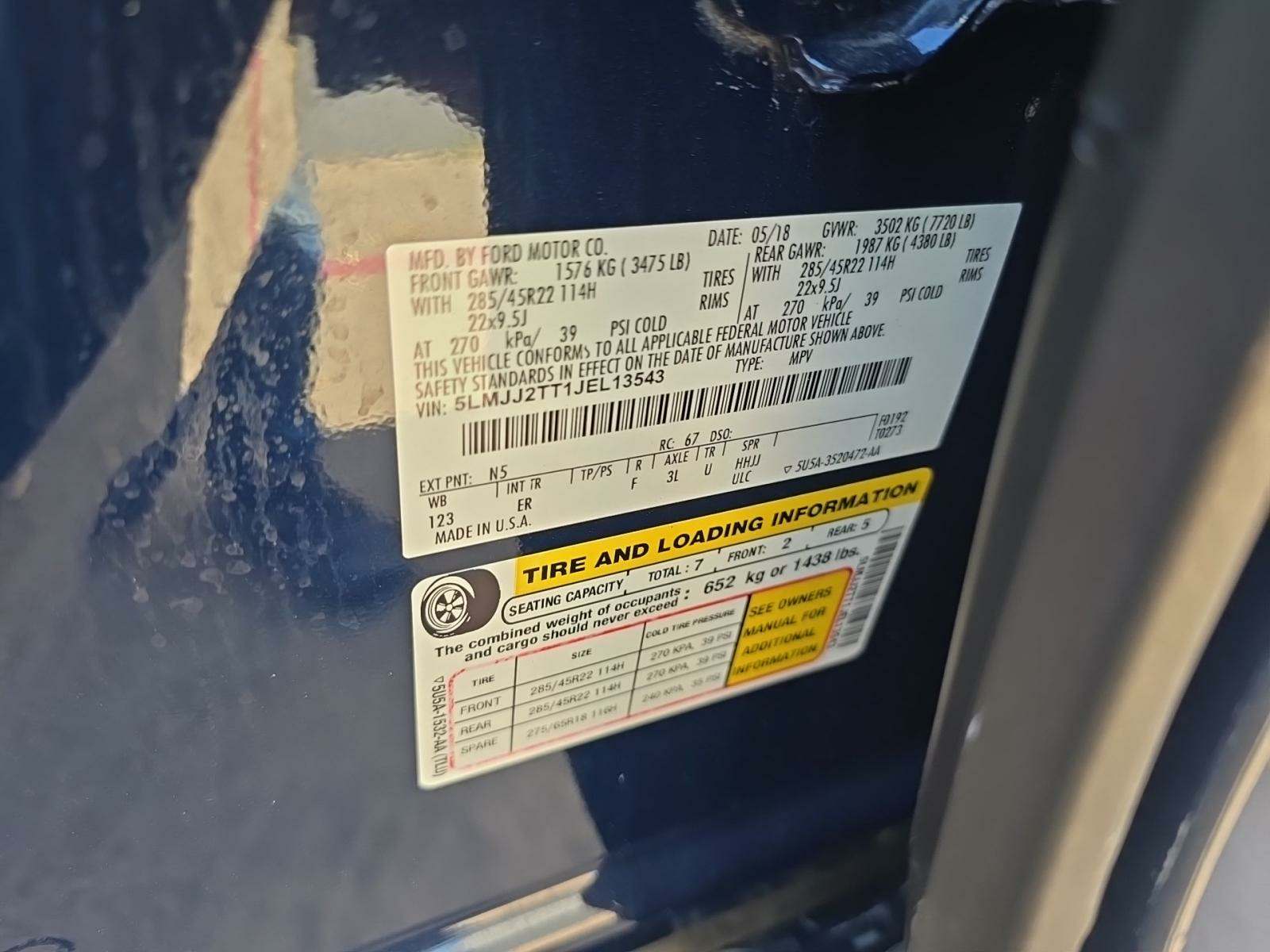 2018 Lincoln Navigator Black Label AWD