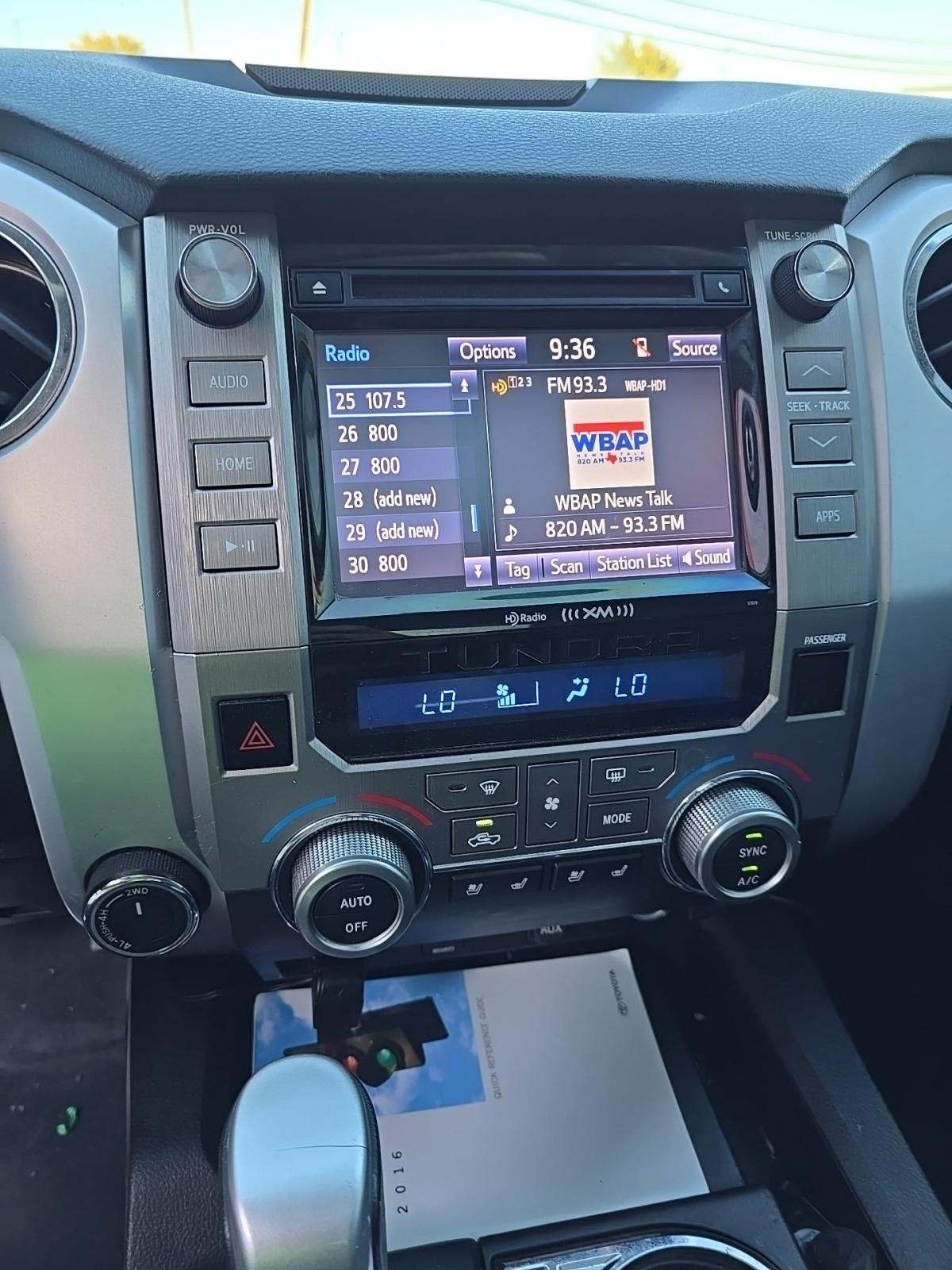 2016 Toyota Tundra Platinum AWD