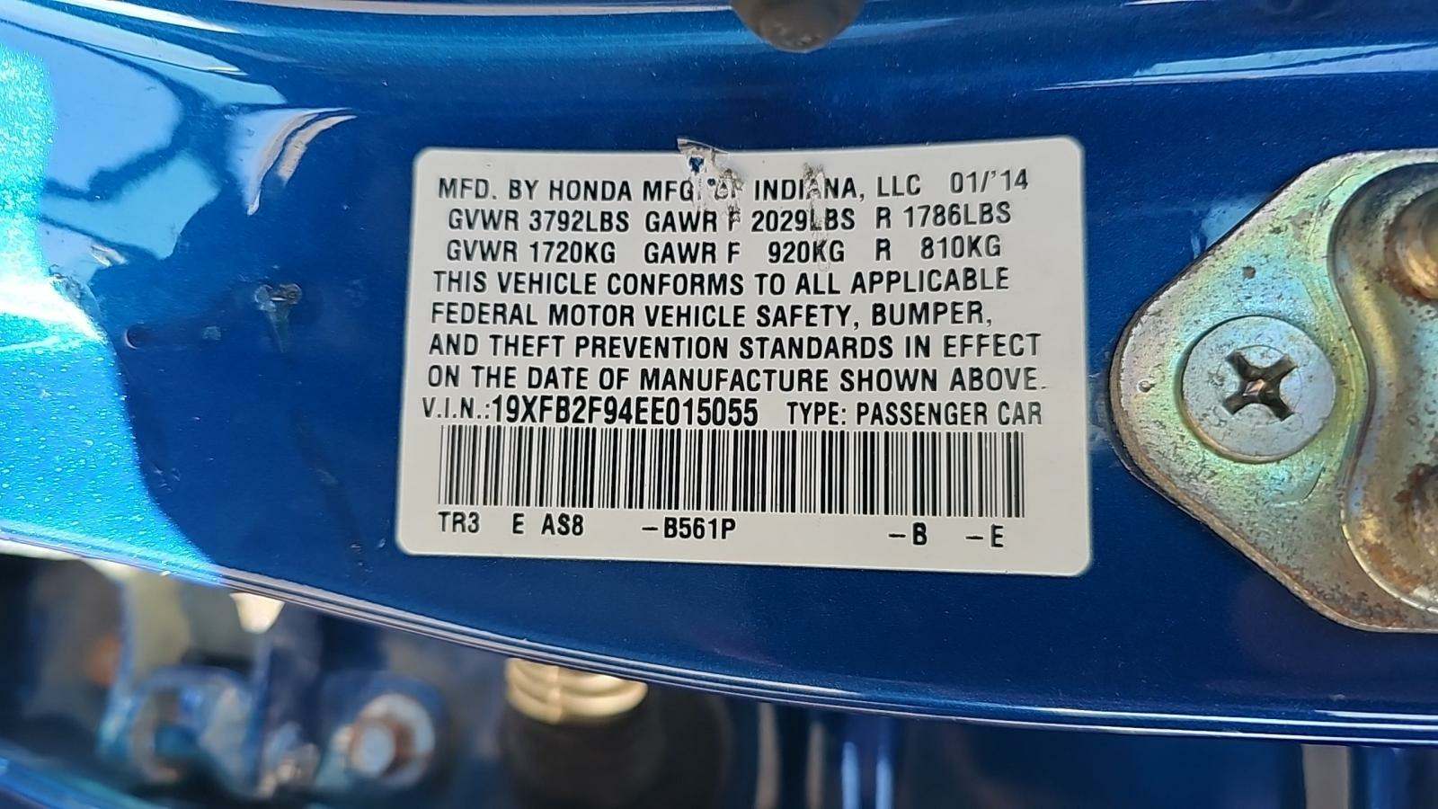 2014 Honda Civic EX-L FWD