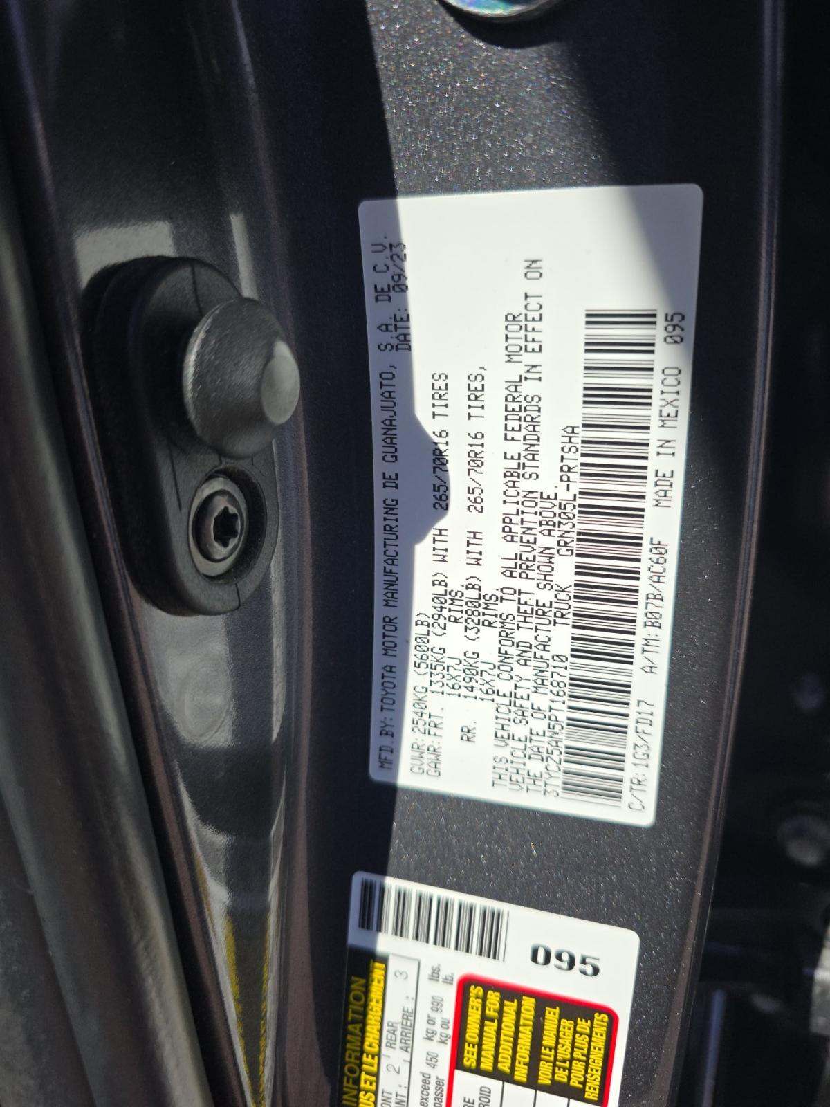 2023 Toyota Tacoma TRD Off-Road AWD