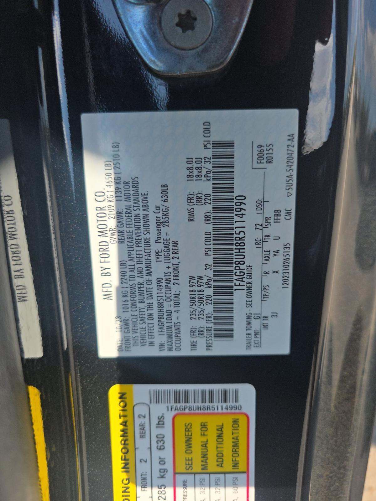 2024 Ford Mustang EcoBoost Premium RWD