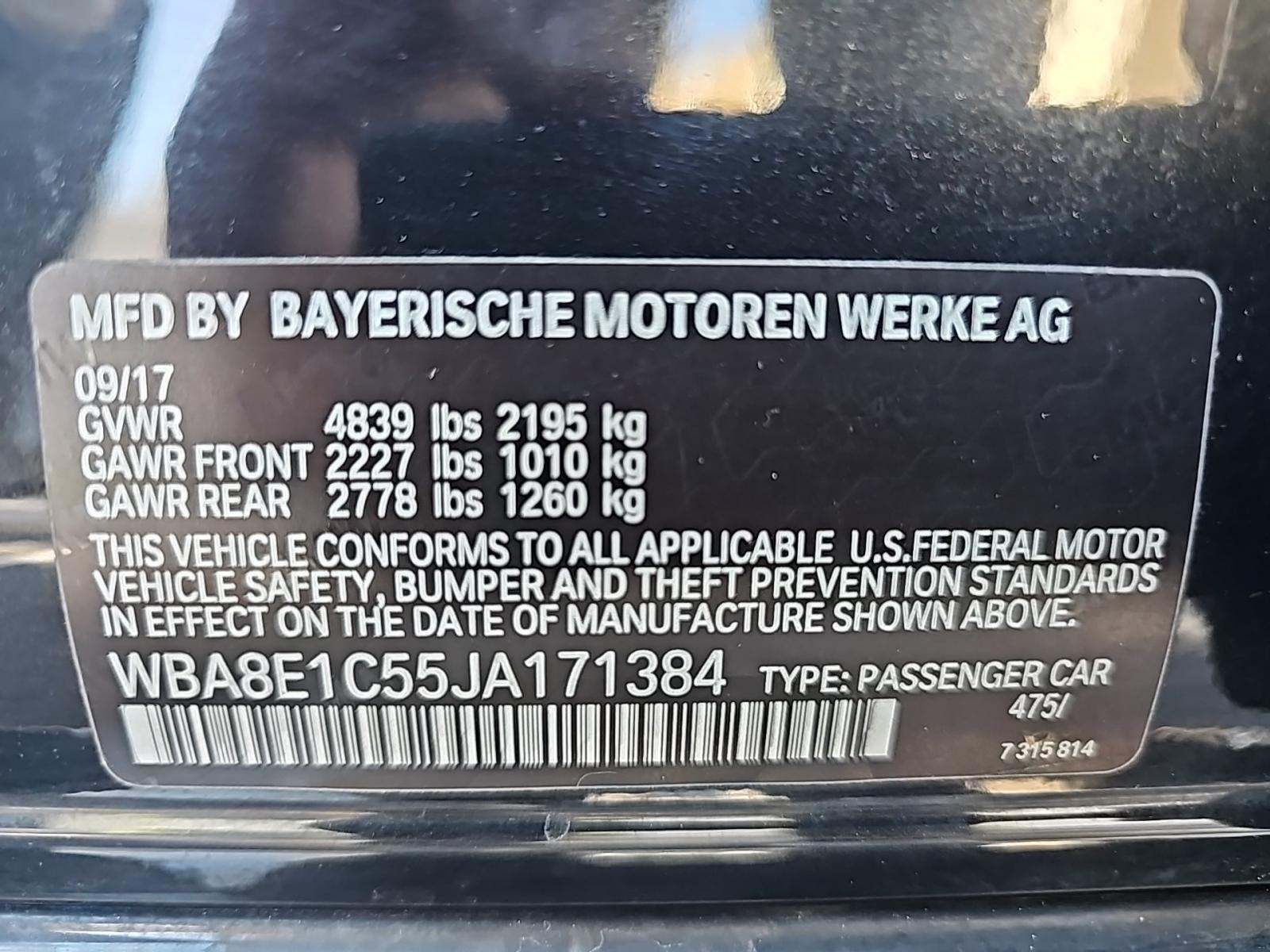 2018 BMW 3 Series 330e iPerformance RWD