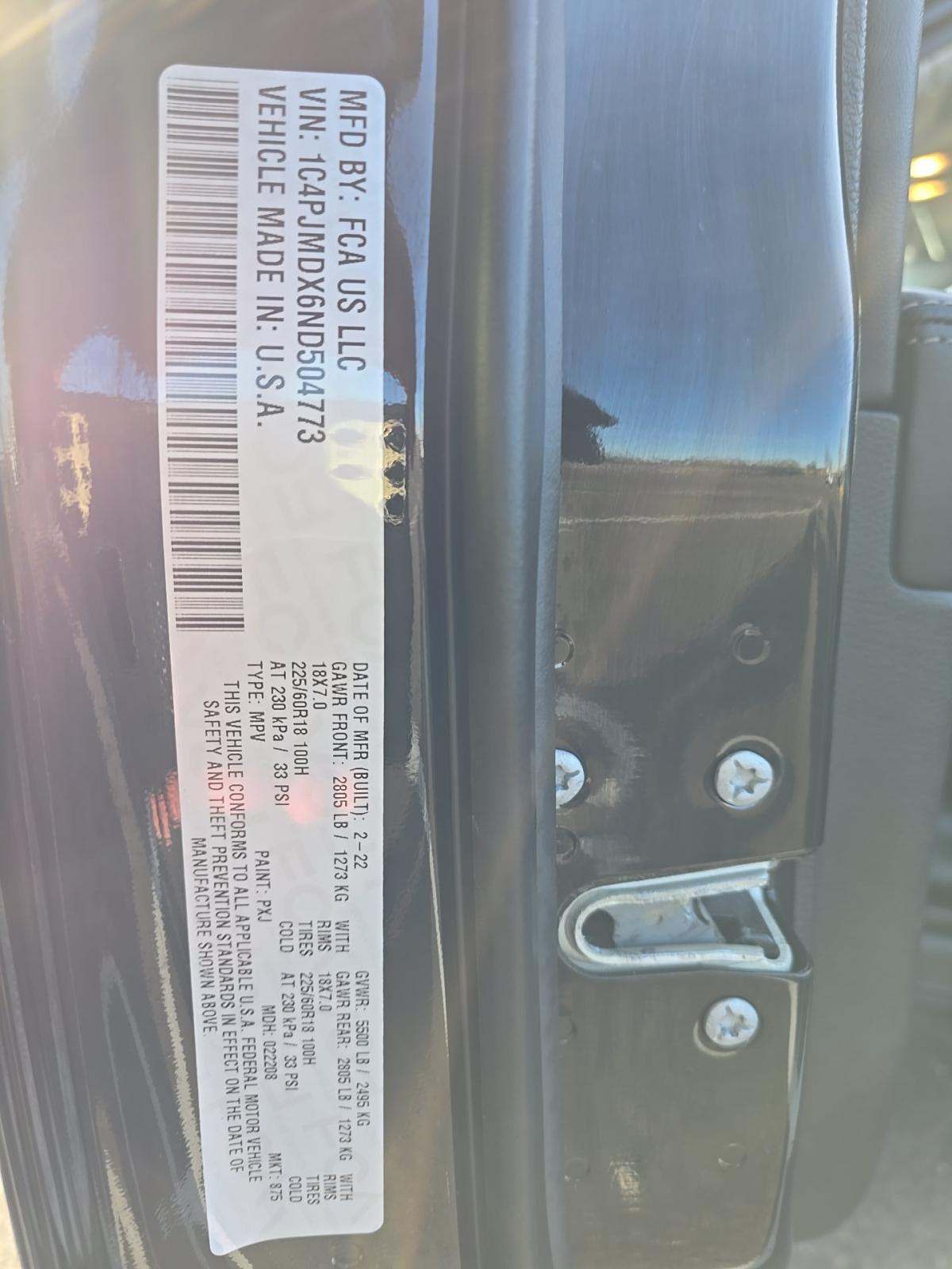 2022 Jeep Cherokee Limited AWD