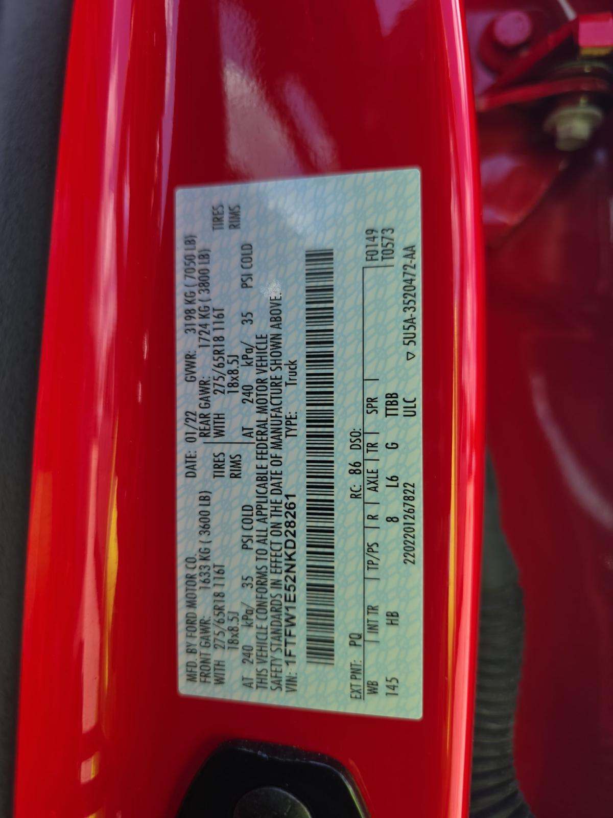 2022 Ford F-150 Lariat AWD