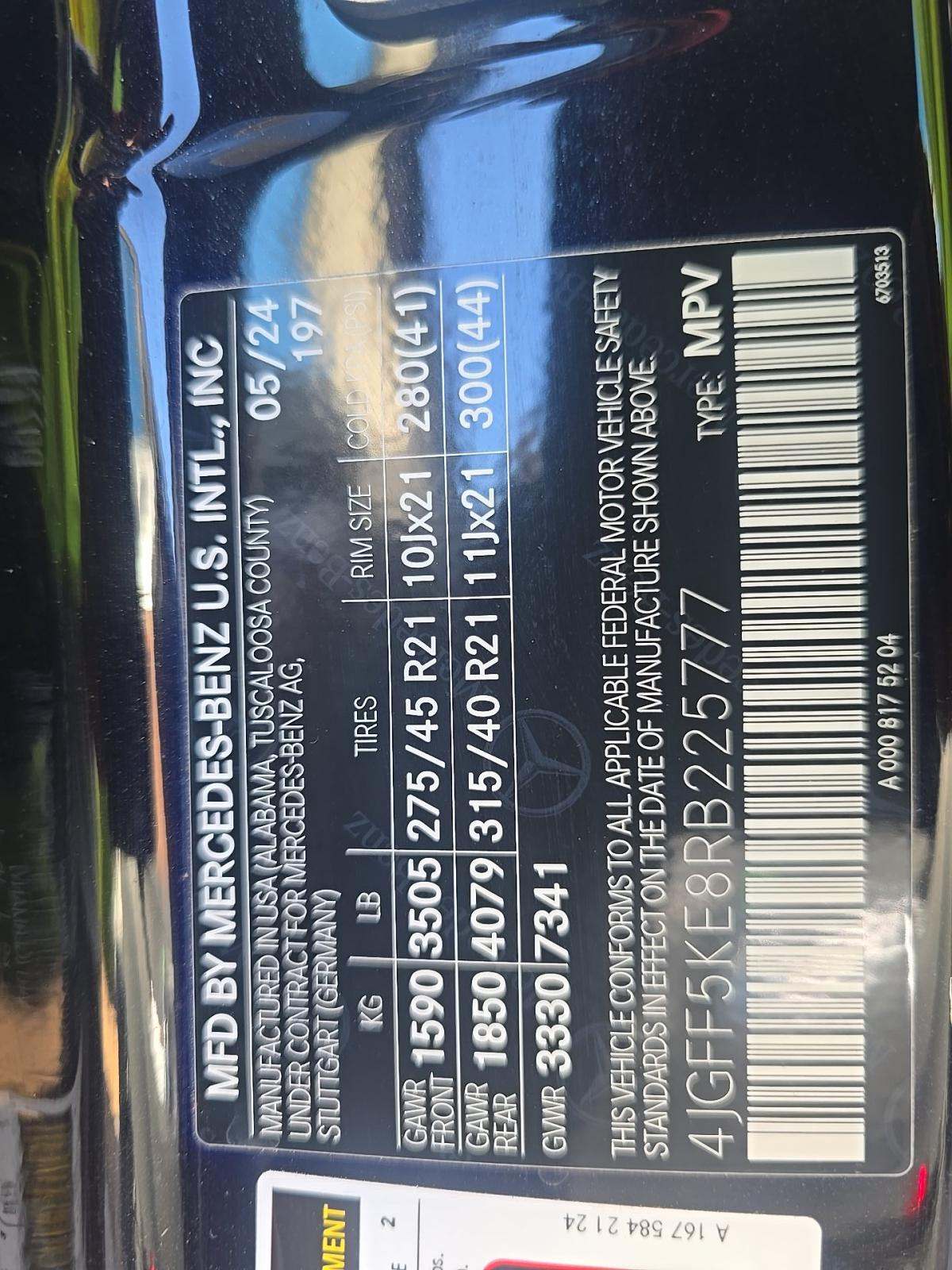 2024 Mercedes-Benz GLS GLS 450 AWD