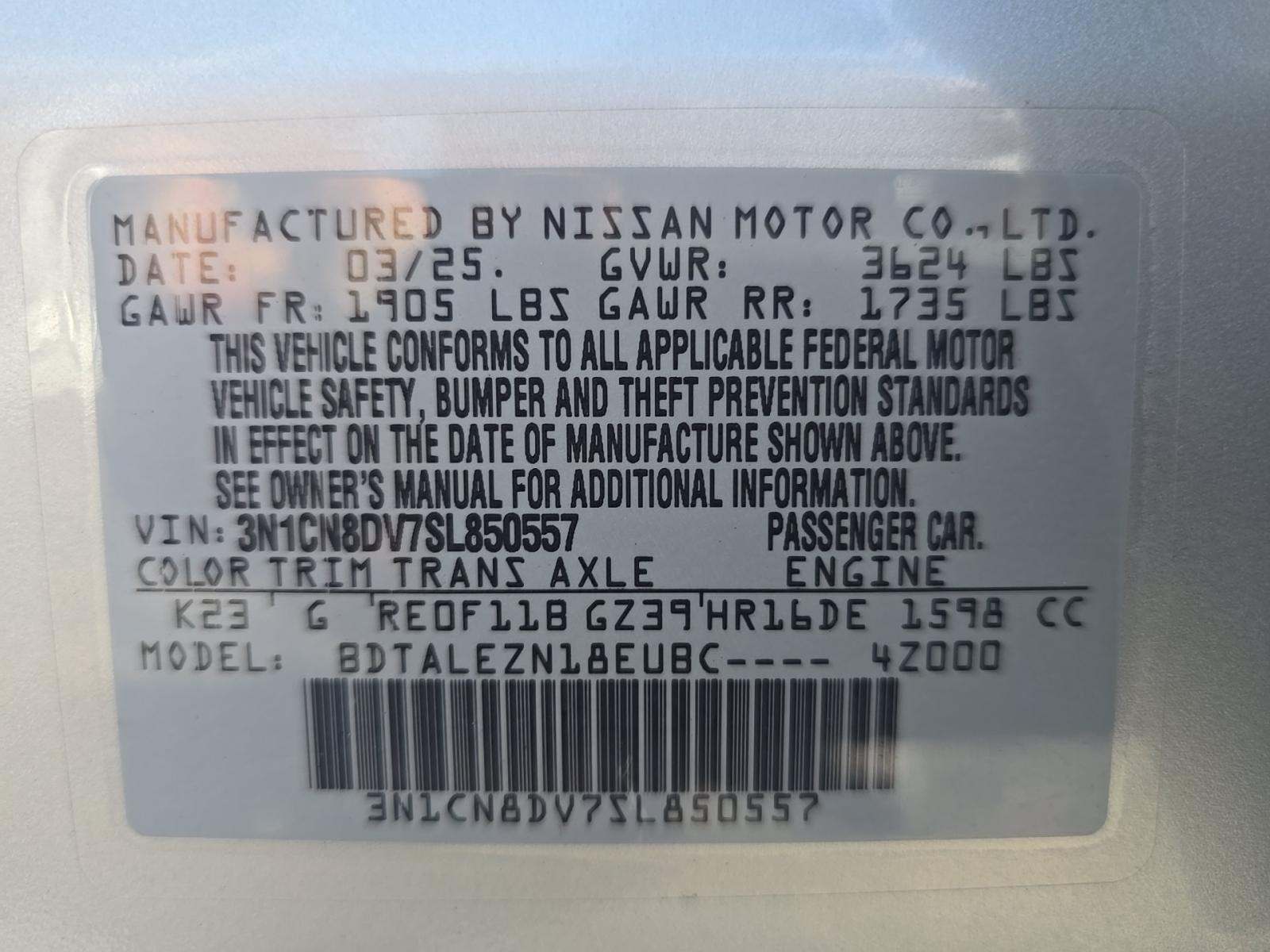 NISSAN VERSA - 5