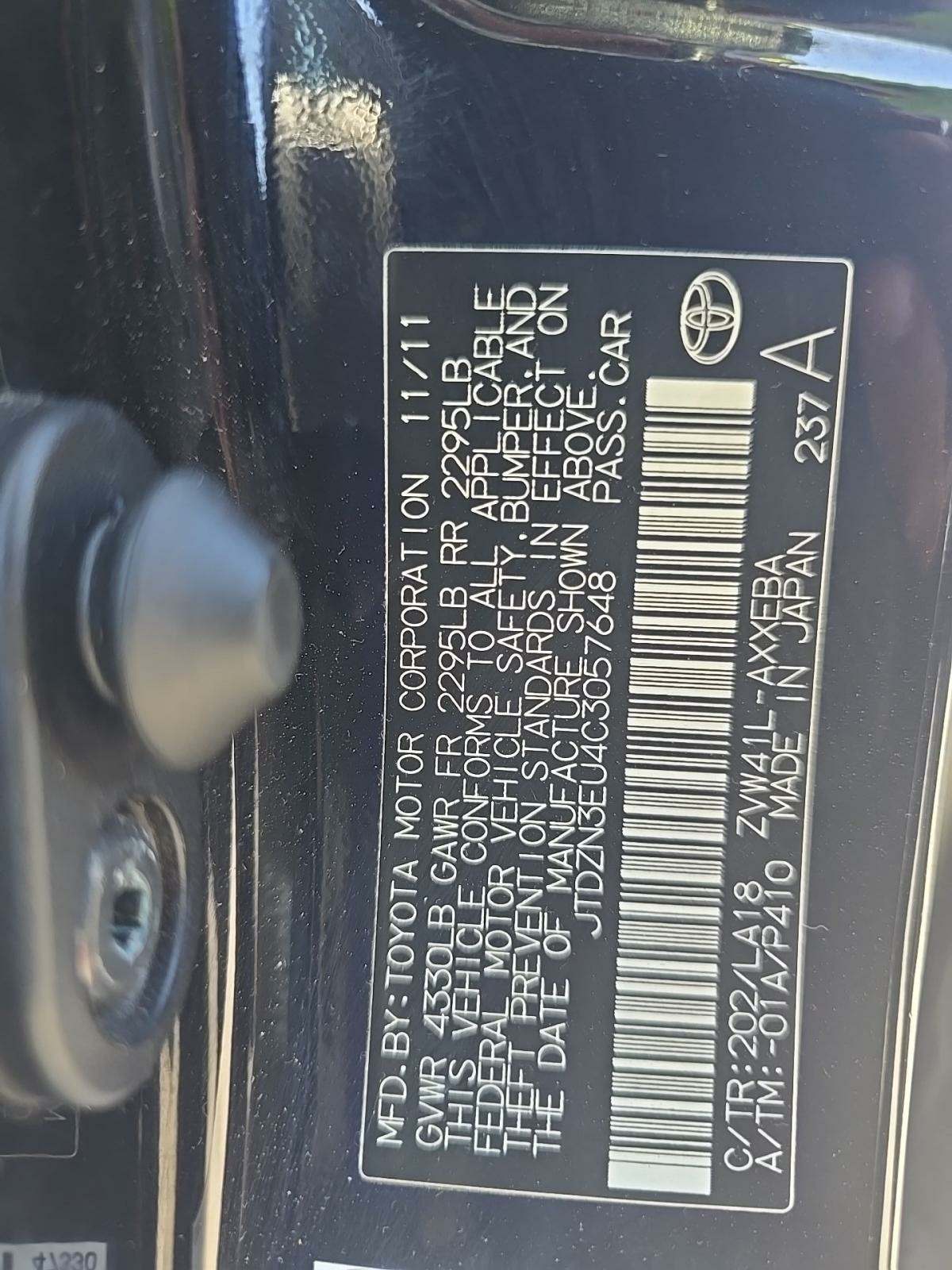 2012 Toyota Prius v Five FWD