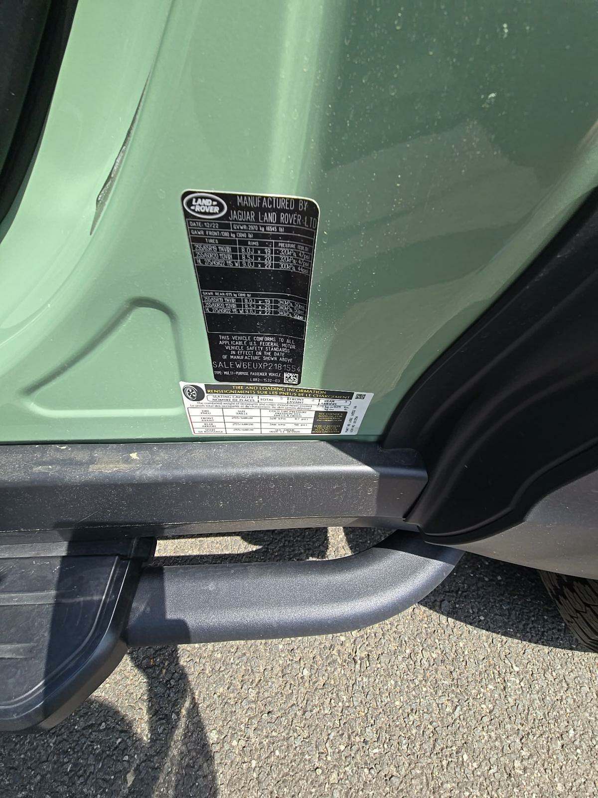 2023 Land Rover Defender 90 75th Limited Edition AWD