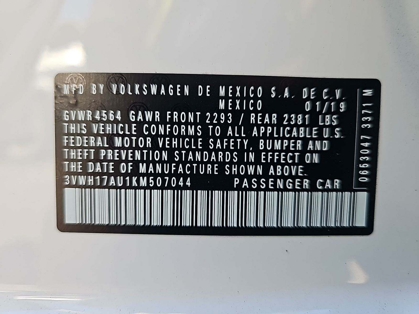 2019 Volkswagen Golf Alltrack 1.8T SE AWD