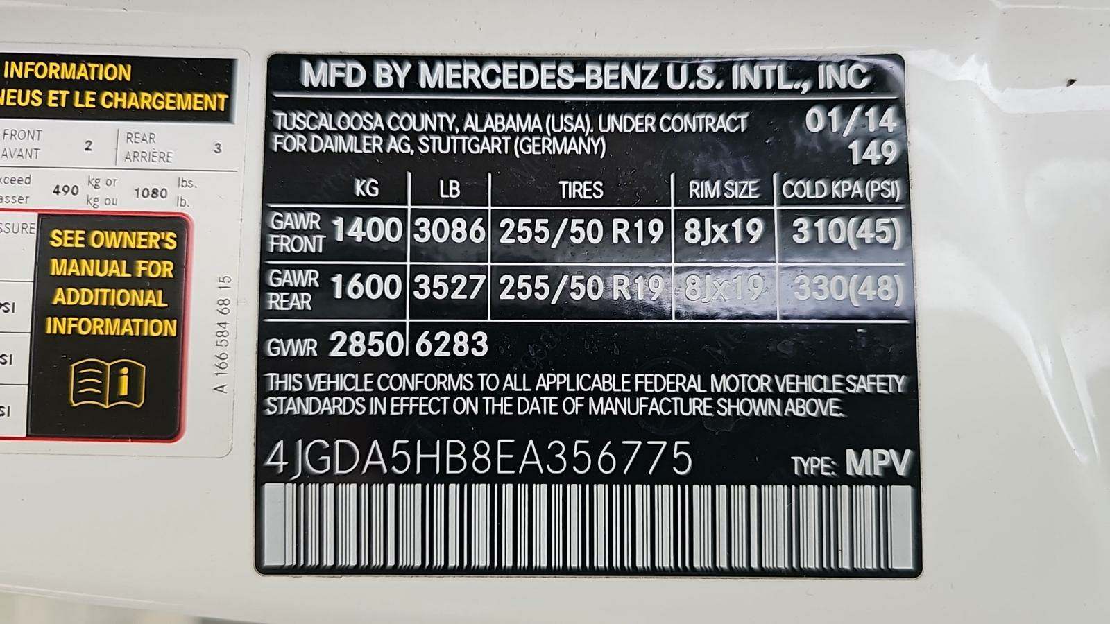 2014 Mercedes-Benz M-Class ML 350 AWD