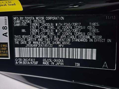 2014 Toyota FJ Cruiser Base AWD