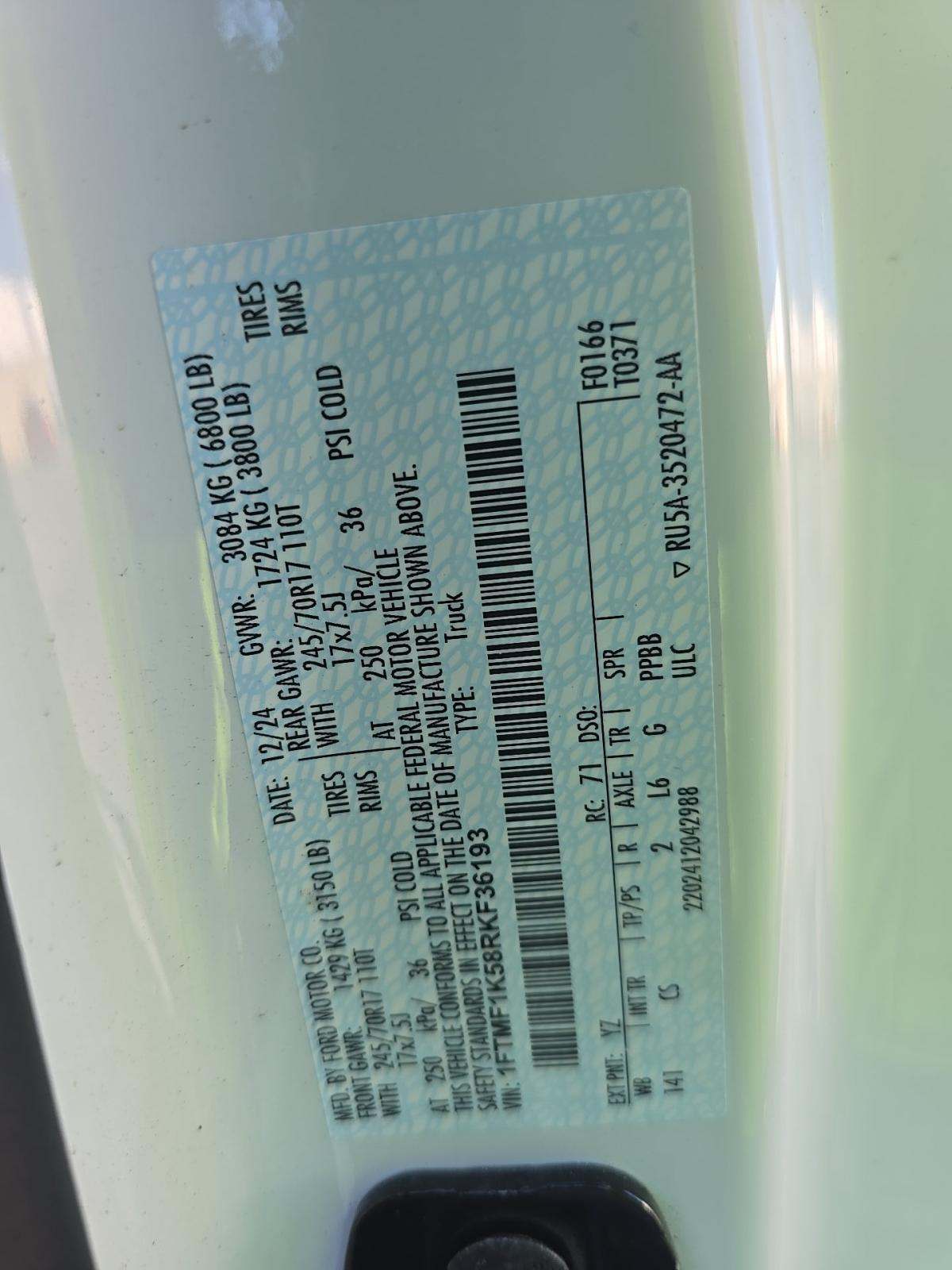 2024 Ford F-150 XL RWD