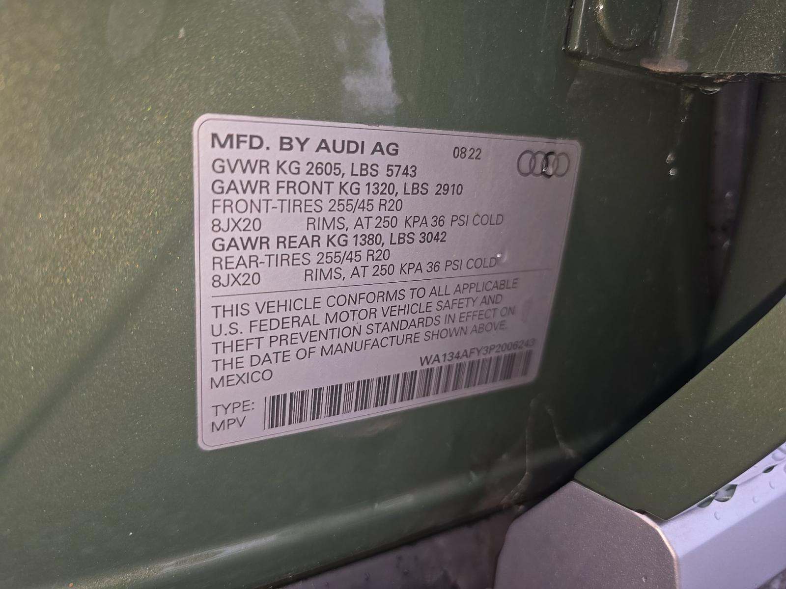 2023 Audi SQ5 Prestige AWD