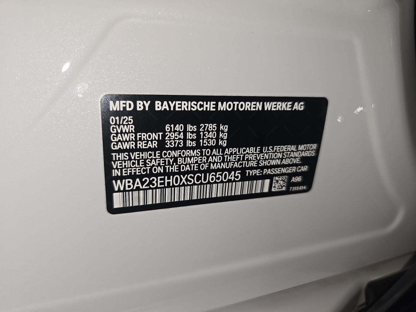 2025 BMW 7 Series 740i RWD