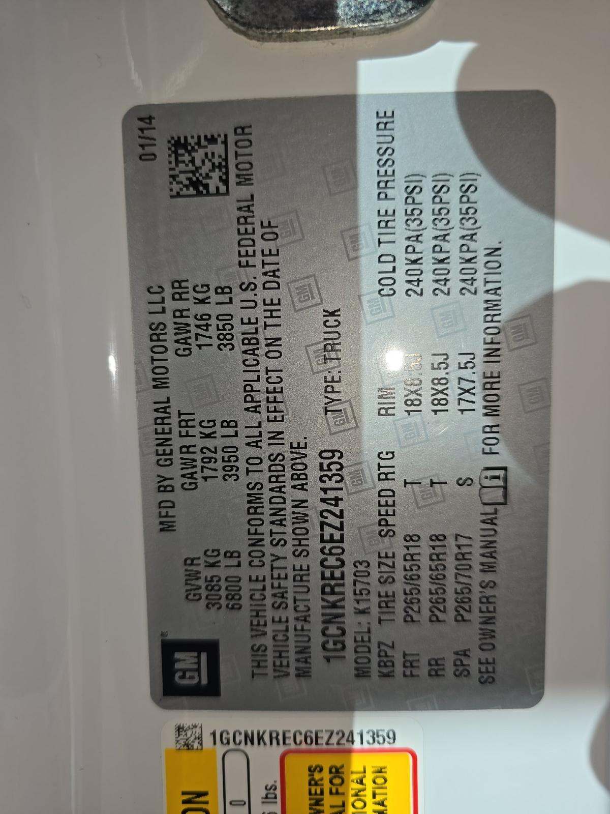 2014 Chevrolet Silverado 1500 LT Z71 AWD