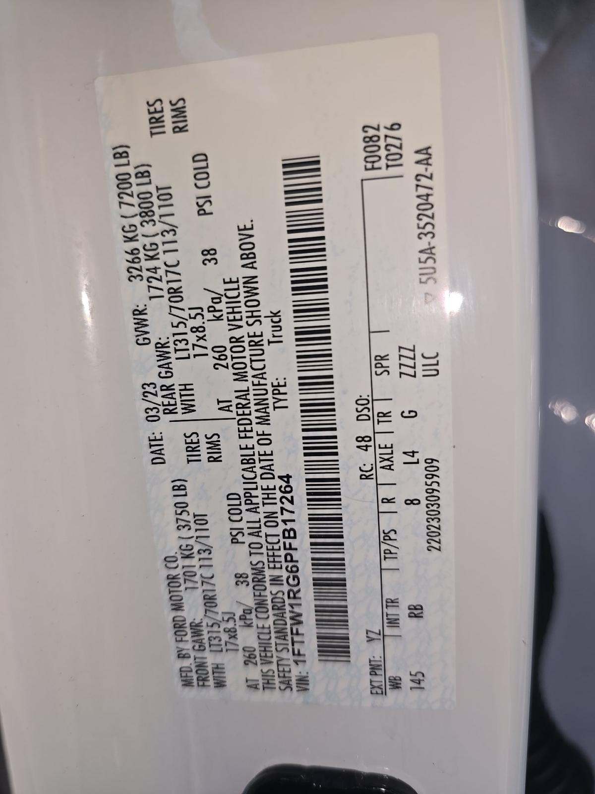 2023 Ford F-150 Raptor AWD