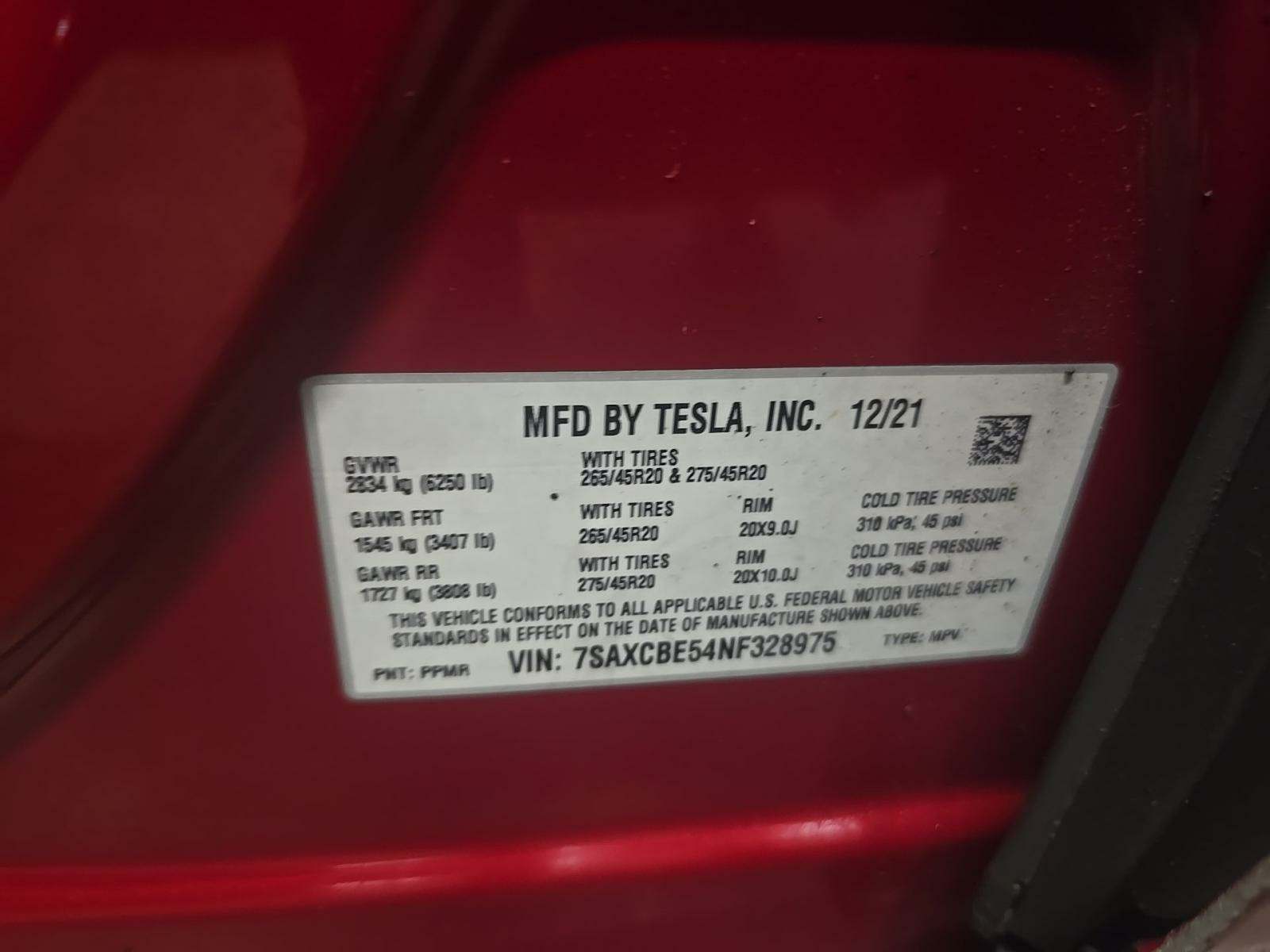 2022 Tesla Model X Base AWD