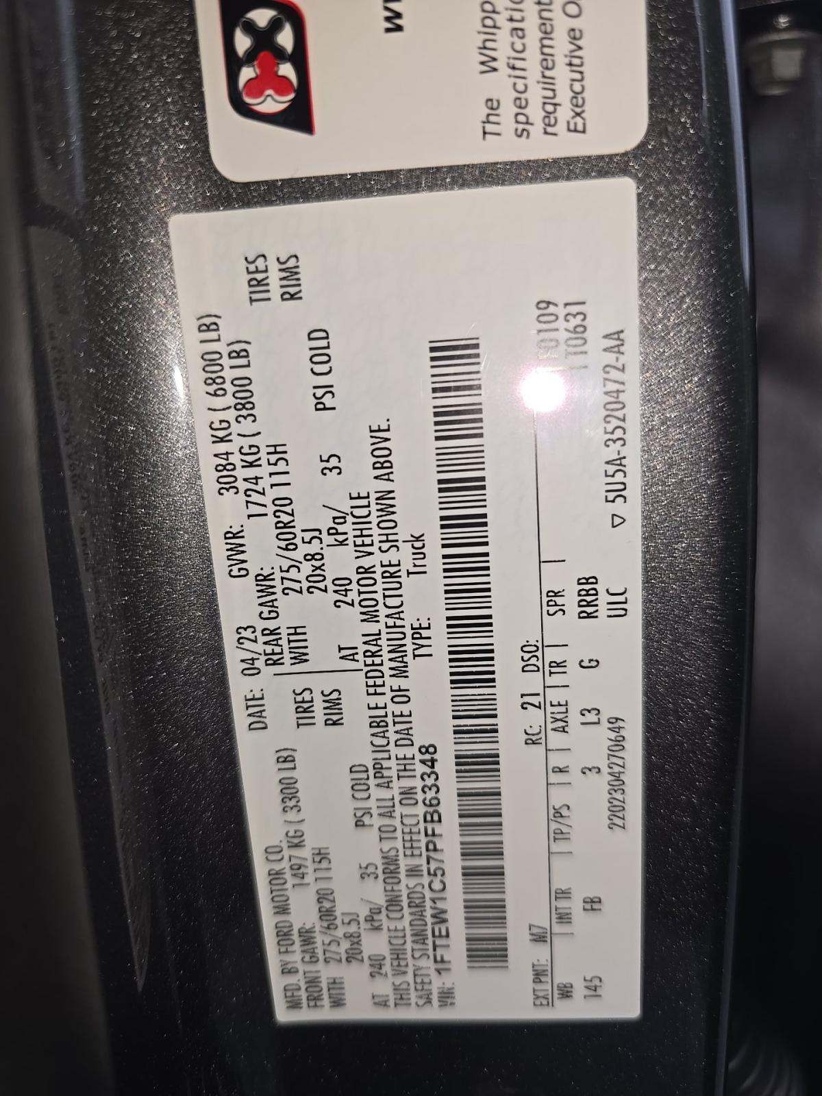 2023 Ford F-150 XLT RWD