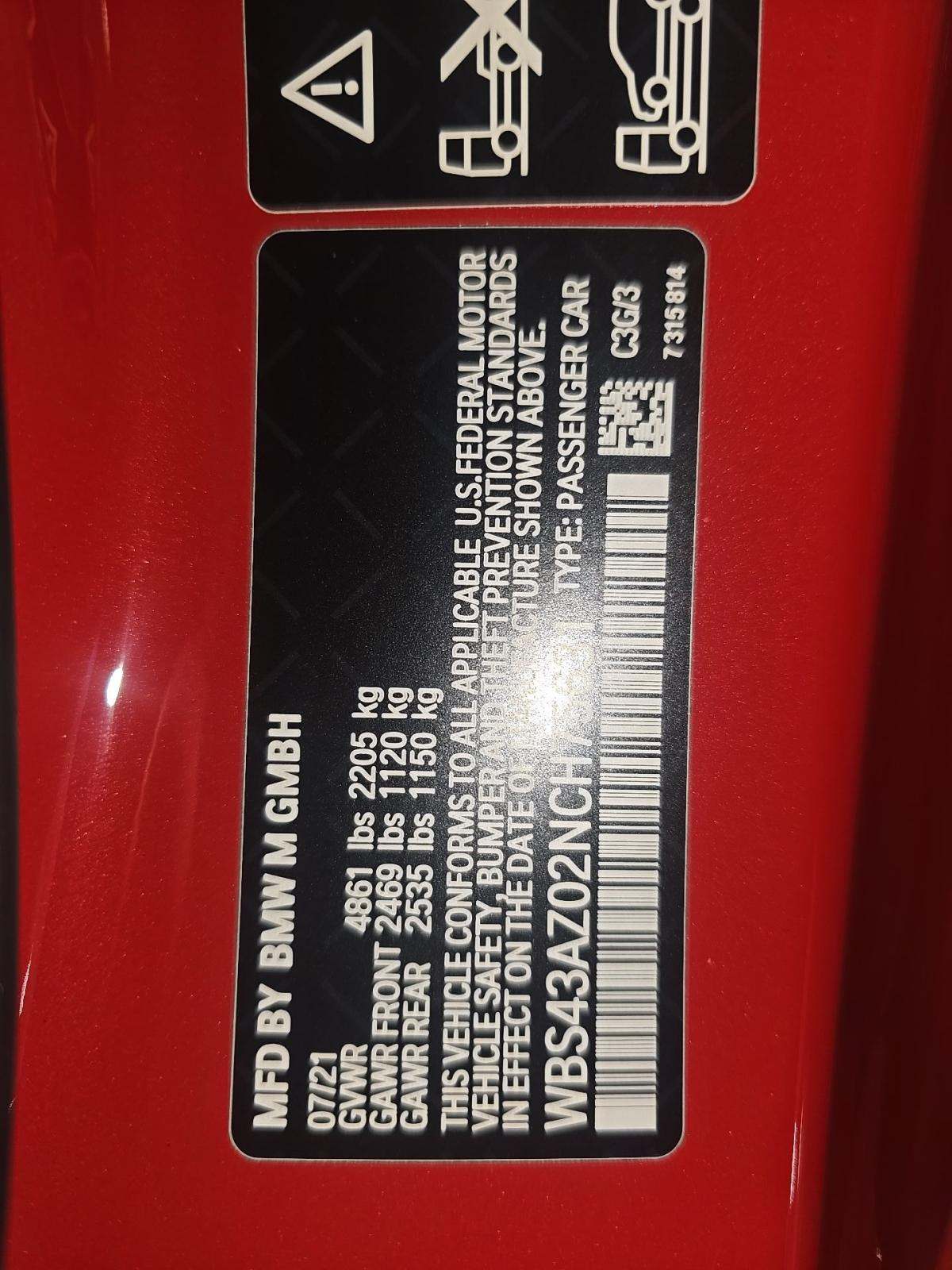 2022 BMW M4 Competition xDrive AWD