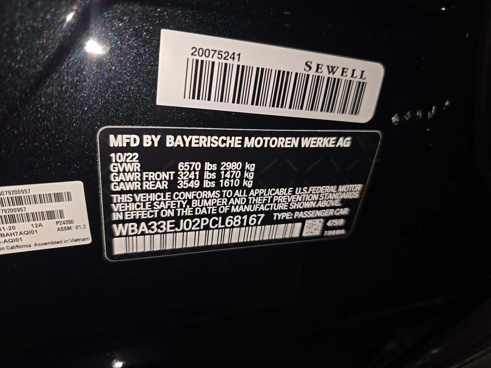 2023 BMW 7 Series 760i xDrive AWD