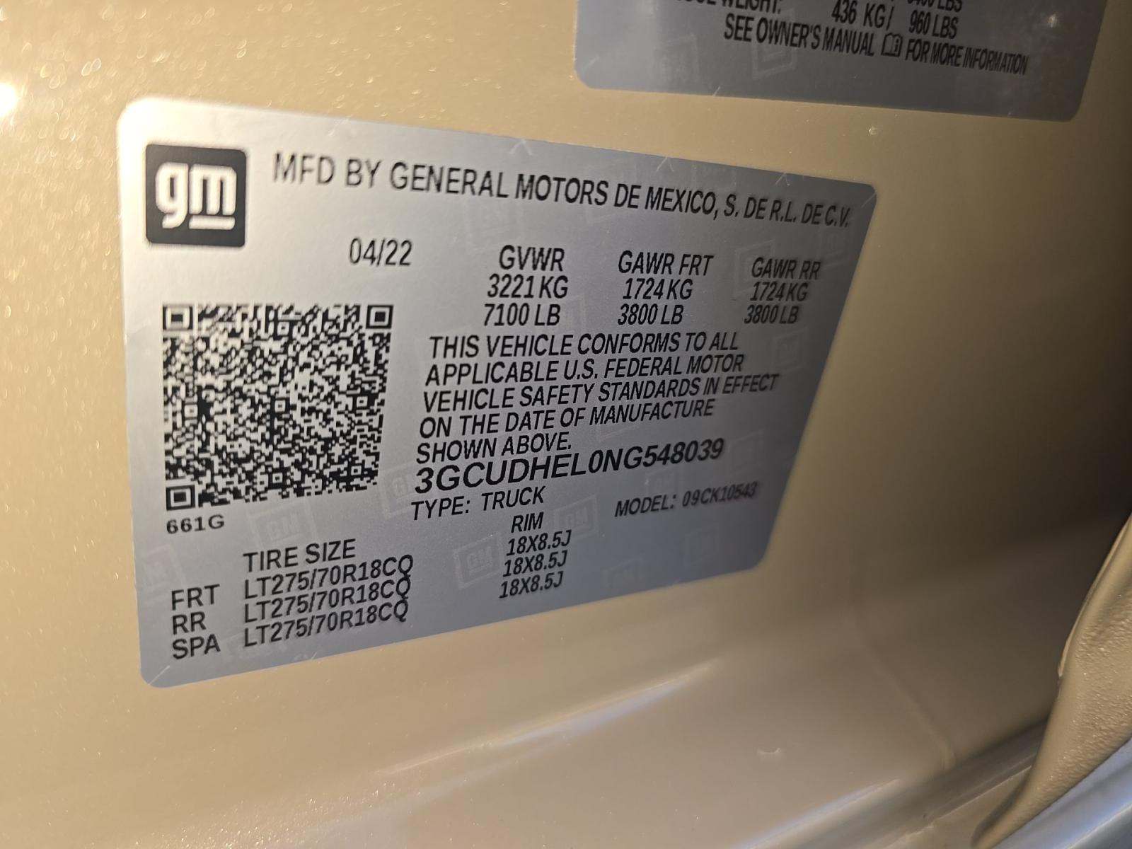 2022 Chevrolet Silverado 1500 ZR2 AWD