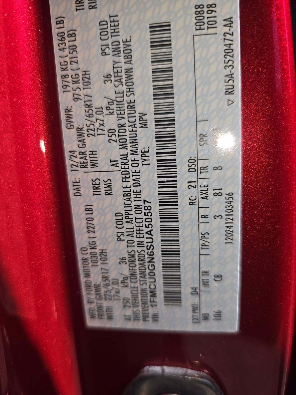 2025 Ford Escape Active FWD