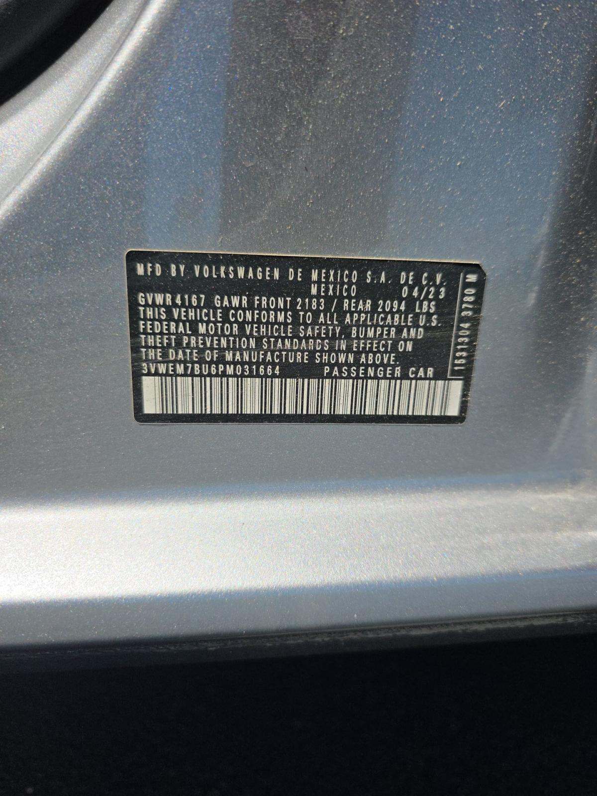 2023 Volkswagen Jetta 1.5T SE FWD