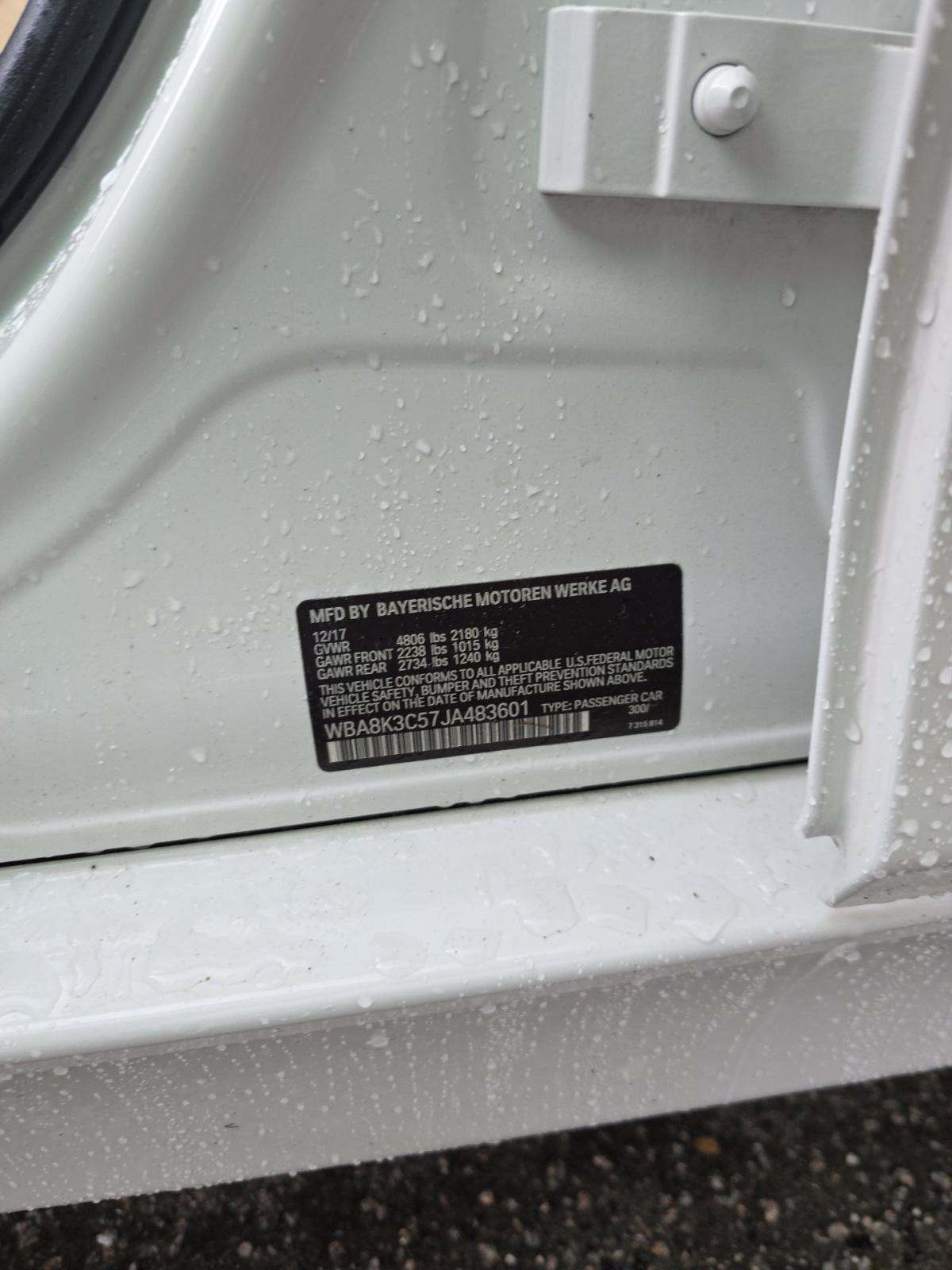 2018 BMW 3 Series 330i xDrive AWD