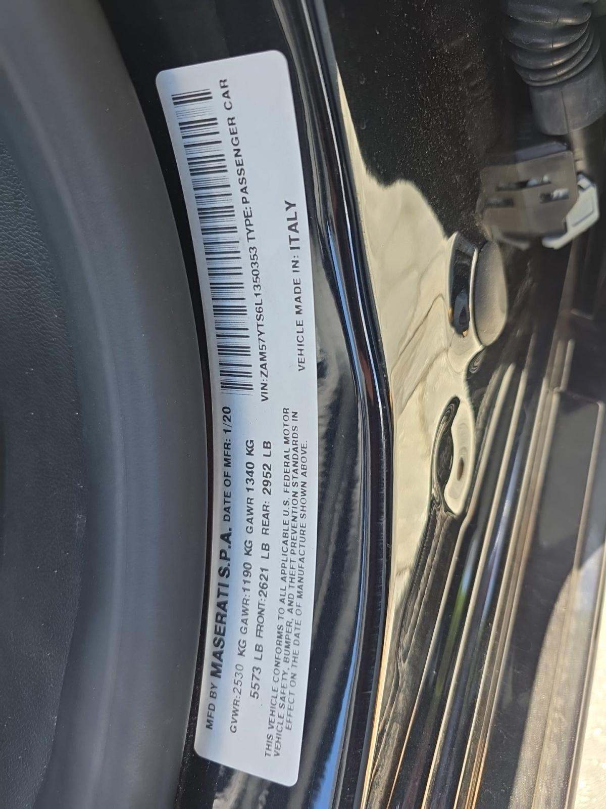 2020 Maserati Ghibli S Q4 GranSport AWD