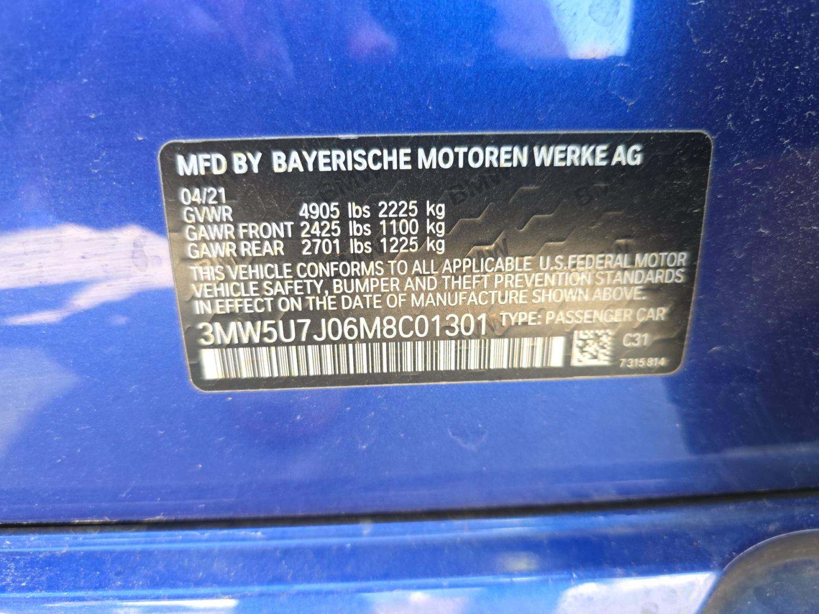 2021 BMW 3 Series M340i RWD